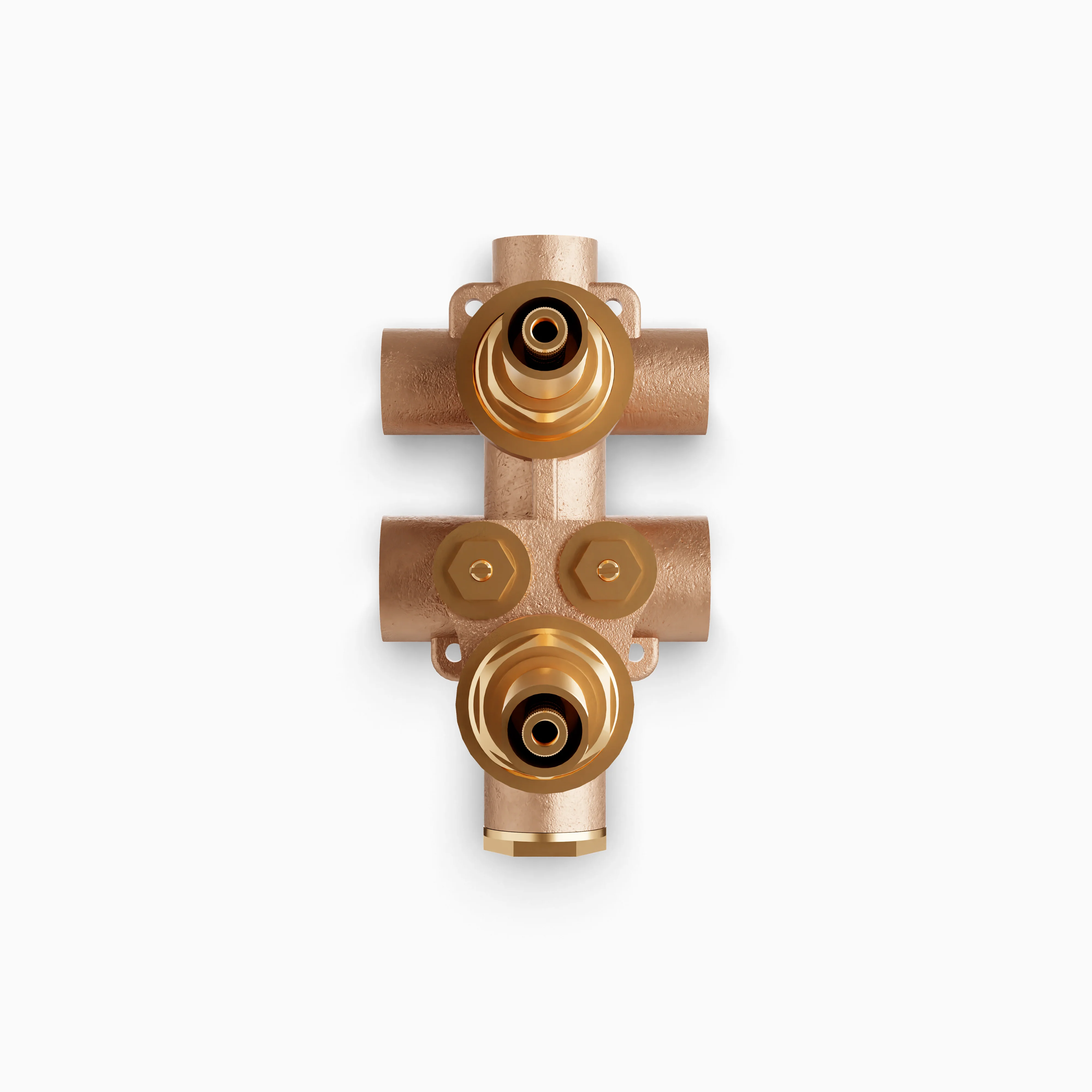 3/4" Thermostatic Valve with 3-Way Non-Shared Diverter & Off Position