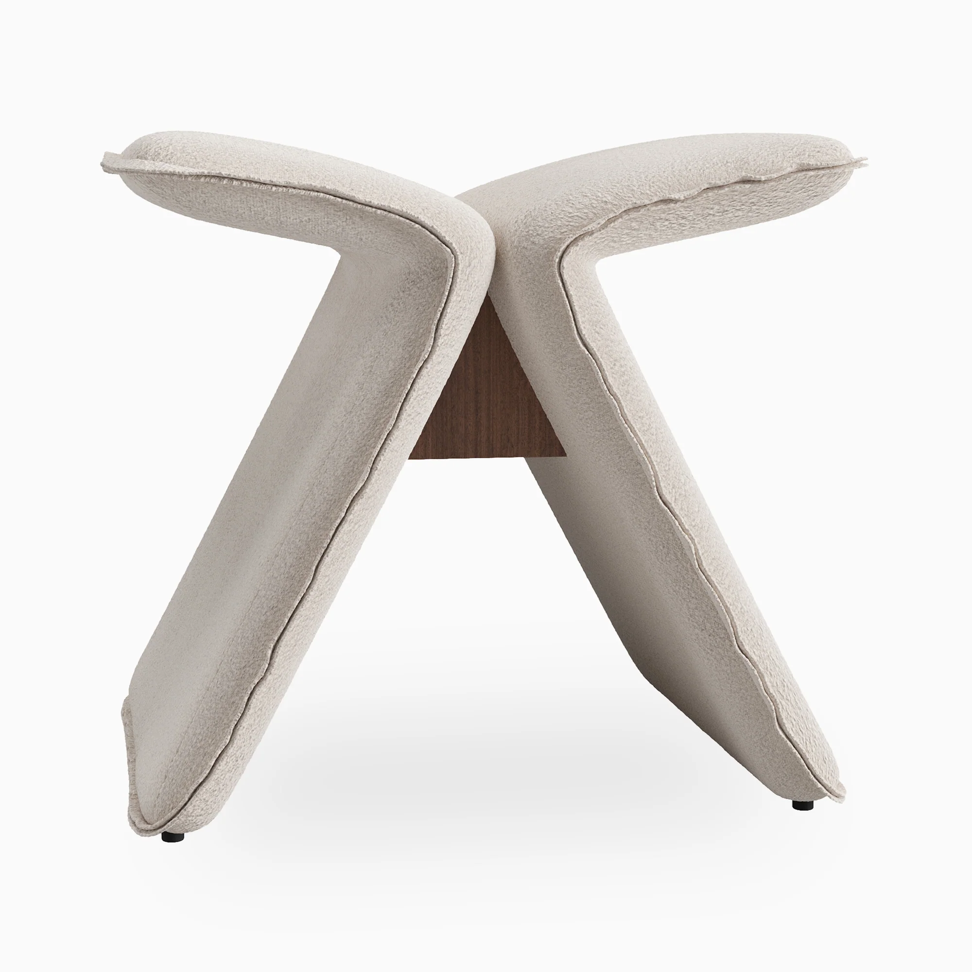 Adelin Walnut Stool in Matte, 18"