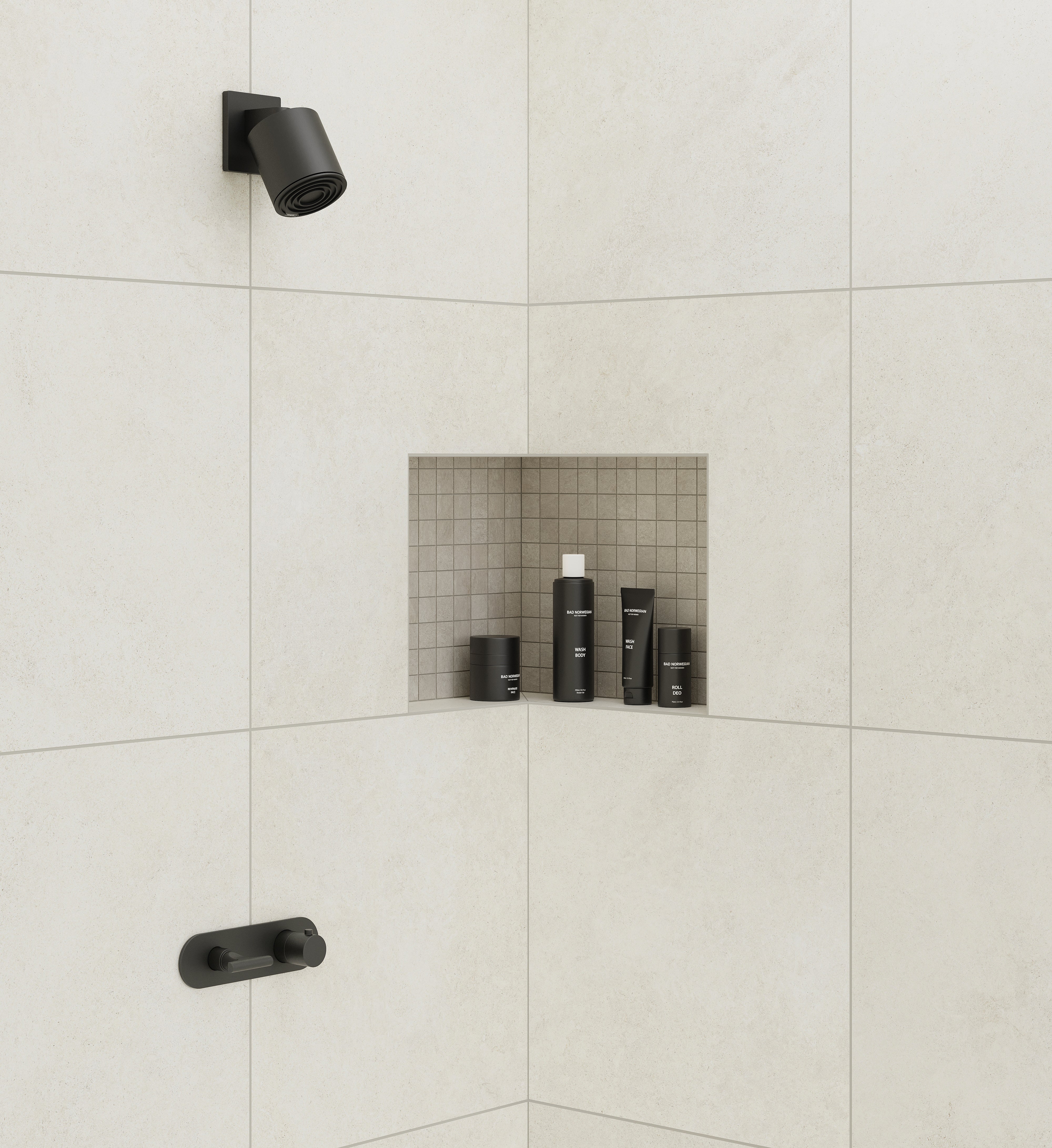 Adeline 24 x 24 Matte Porcelain Tile in White Sand - Image 2