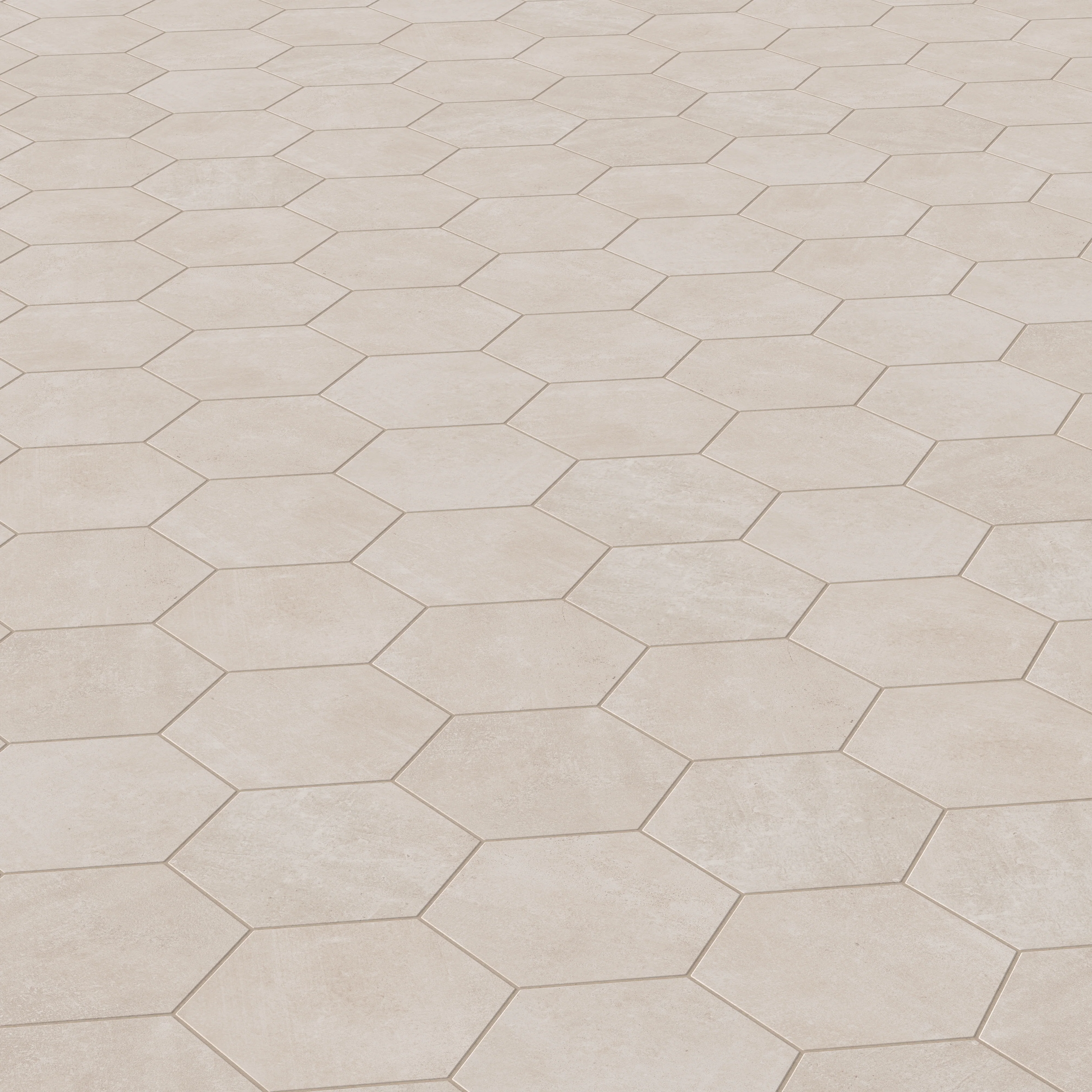 Adrian 7 x 8.25 Matte Porcelain Tile in Almond - Image 5