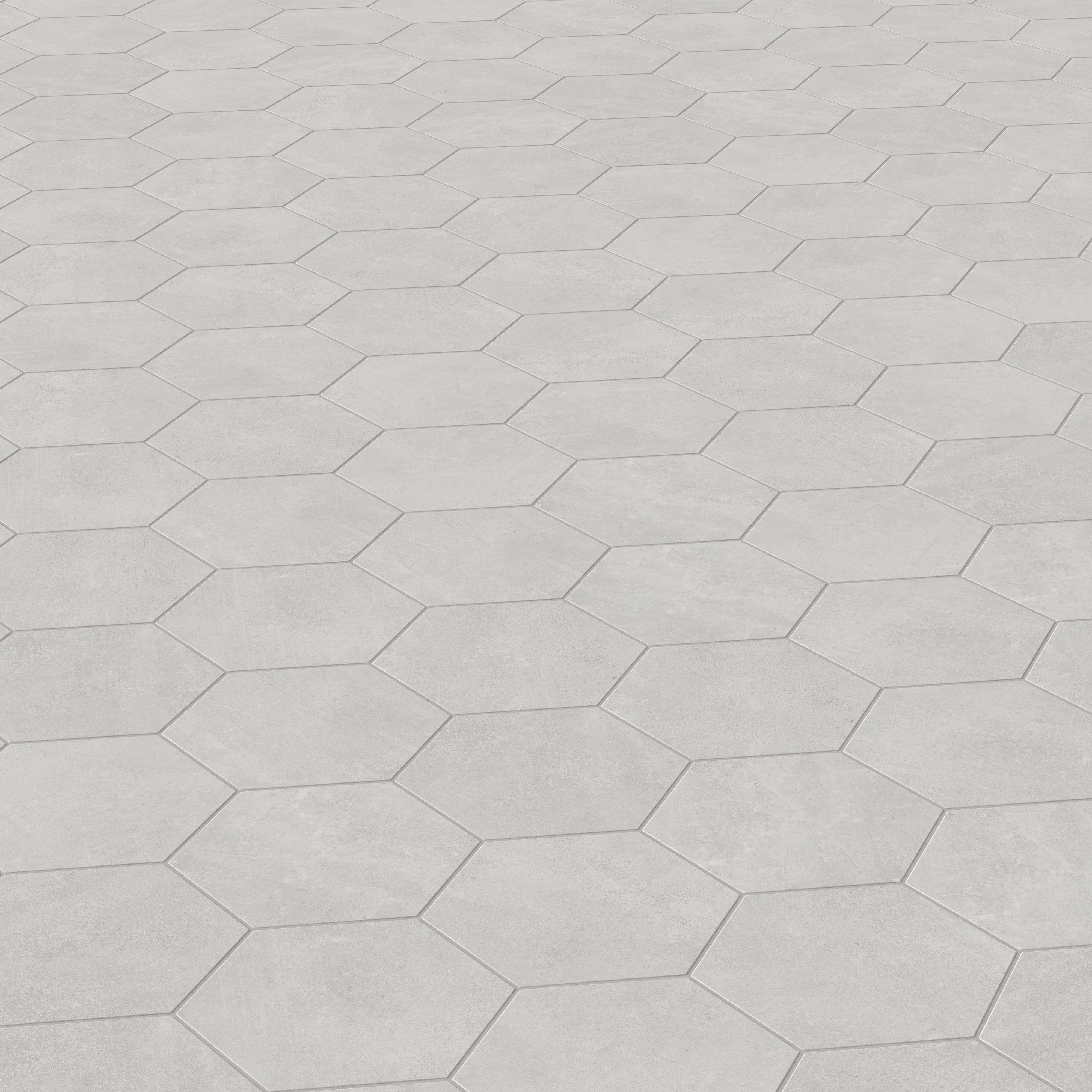 Adrian 7 x 8 Matte Porcelain Tile in Cinza - Image 4