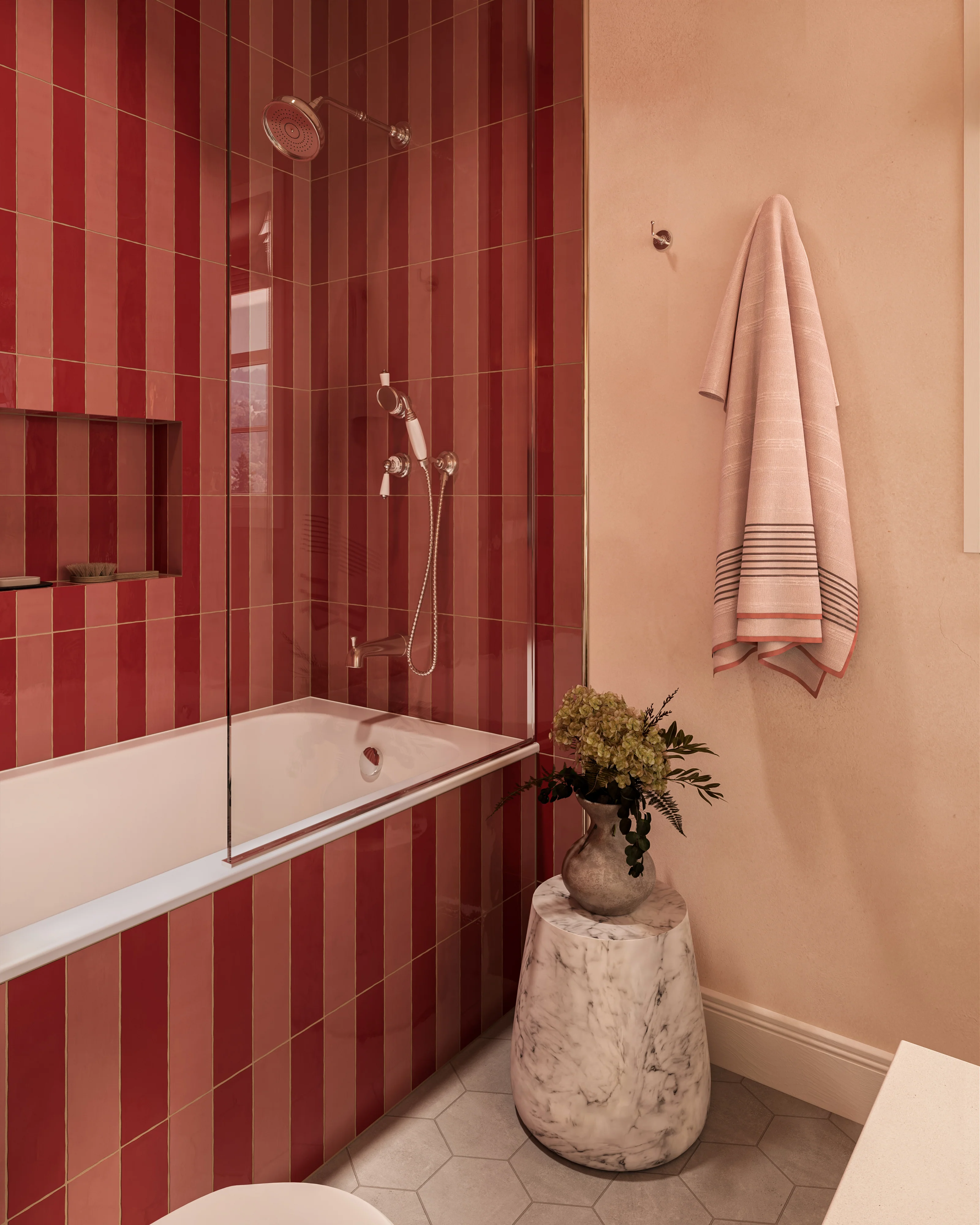 Adrian 7 x 8.25 Matte Porcelain Tile in Frost - Image 7