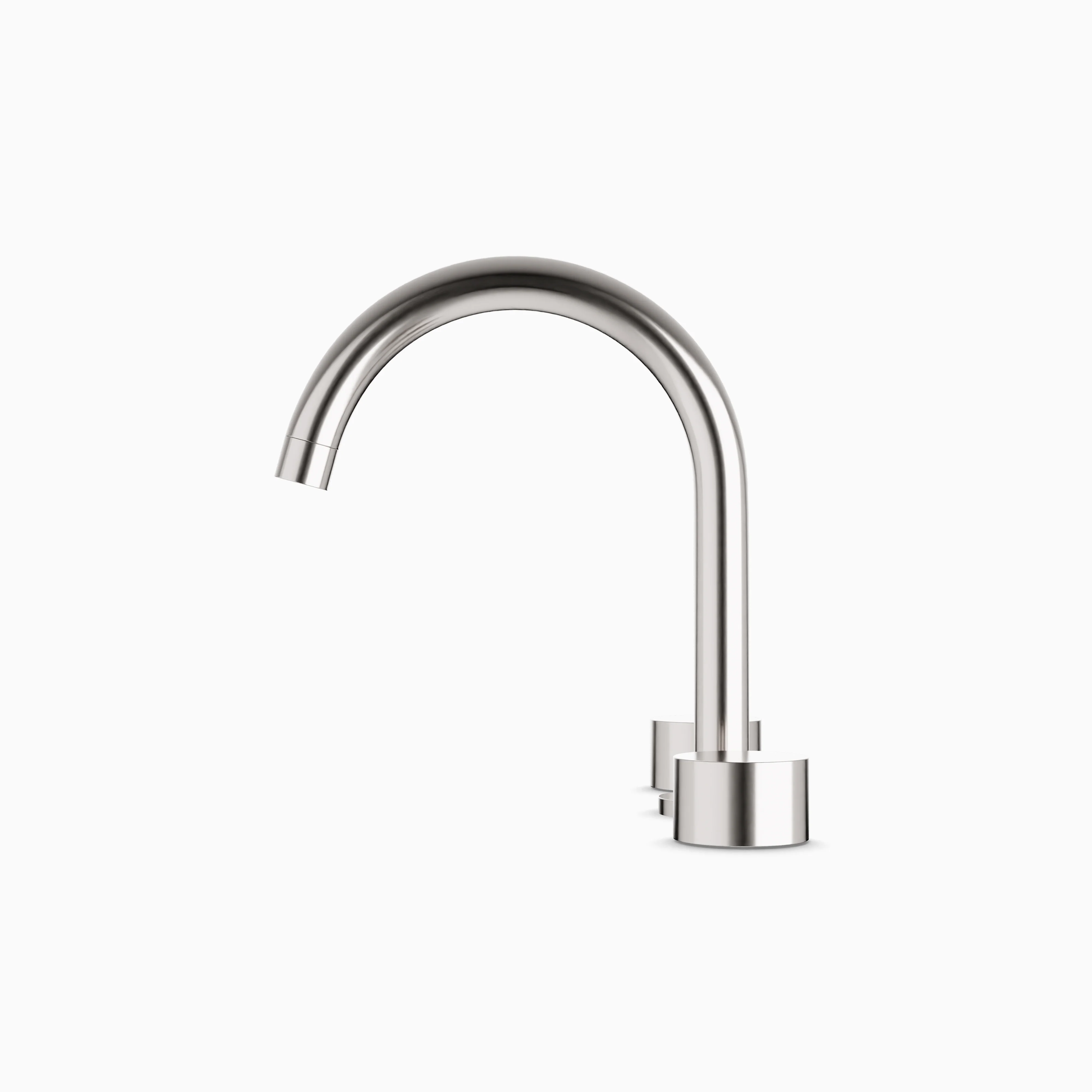 Alder 8" Widespread Bathroom Faucet With Arc Spout & Disc Handles in Brushed Nickel - Image 3