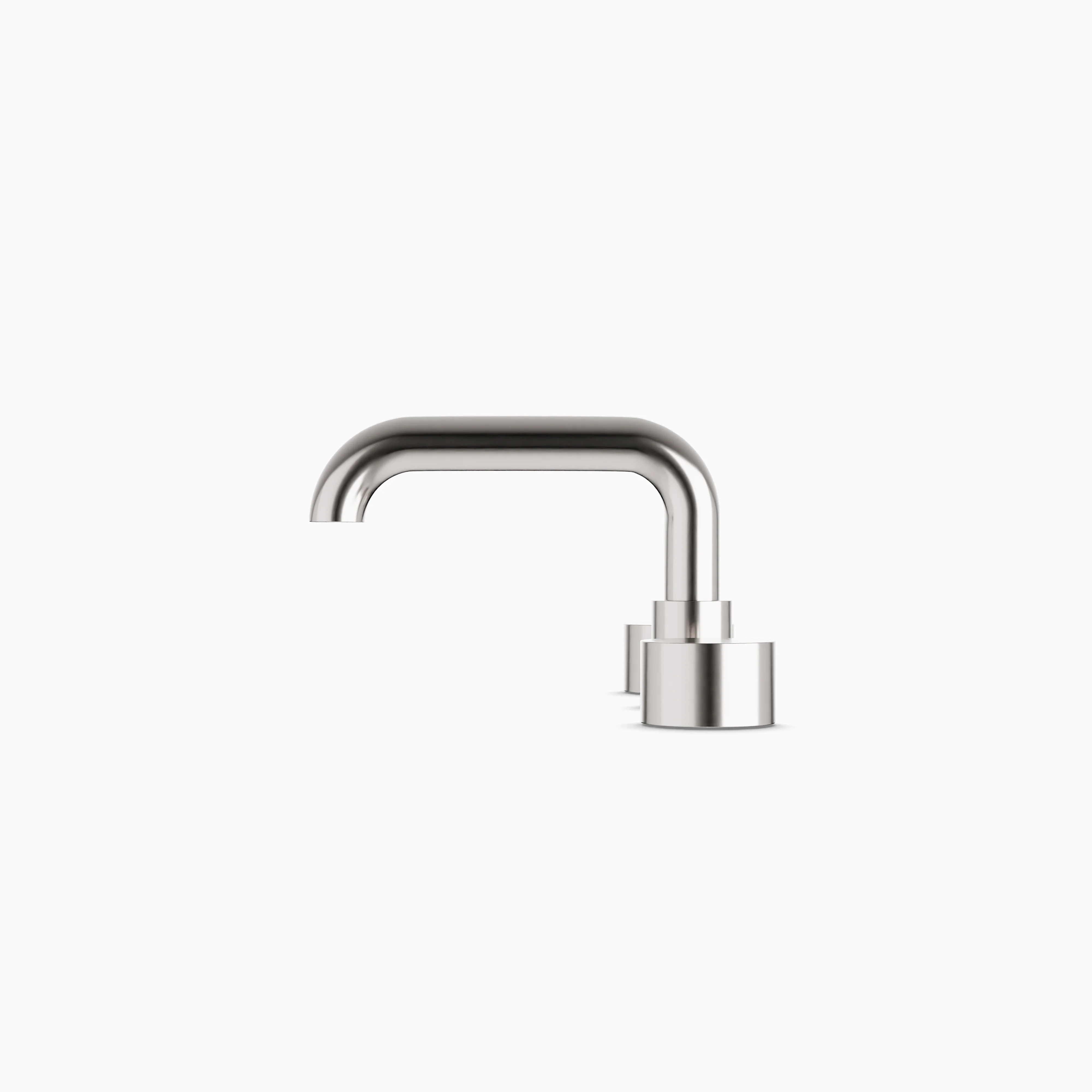 Alder 8" Widespread Bathroom Faucet With Low Spout & Disc Handles in Brushed Nickel - Image 3