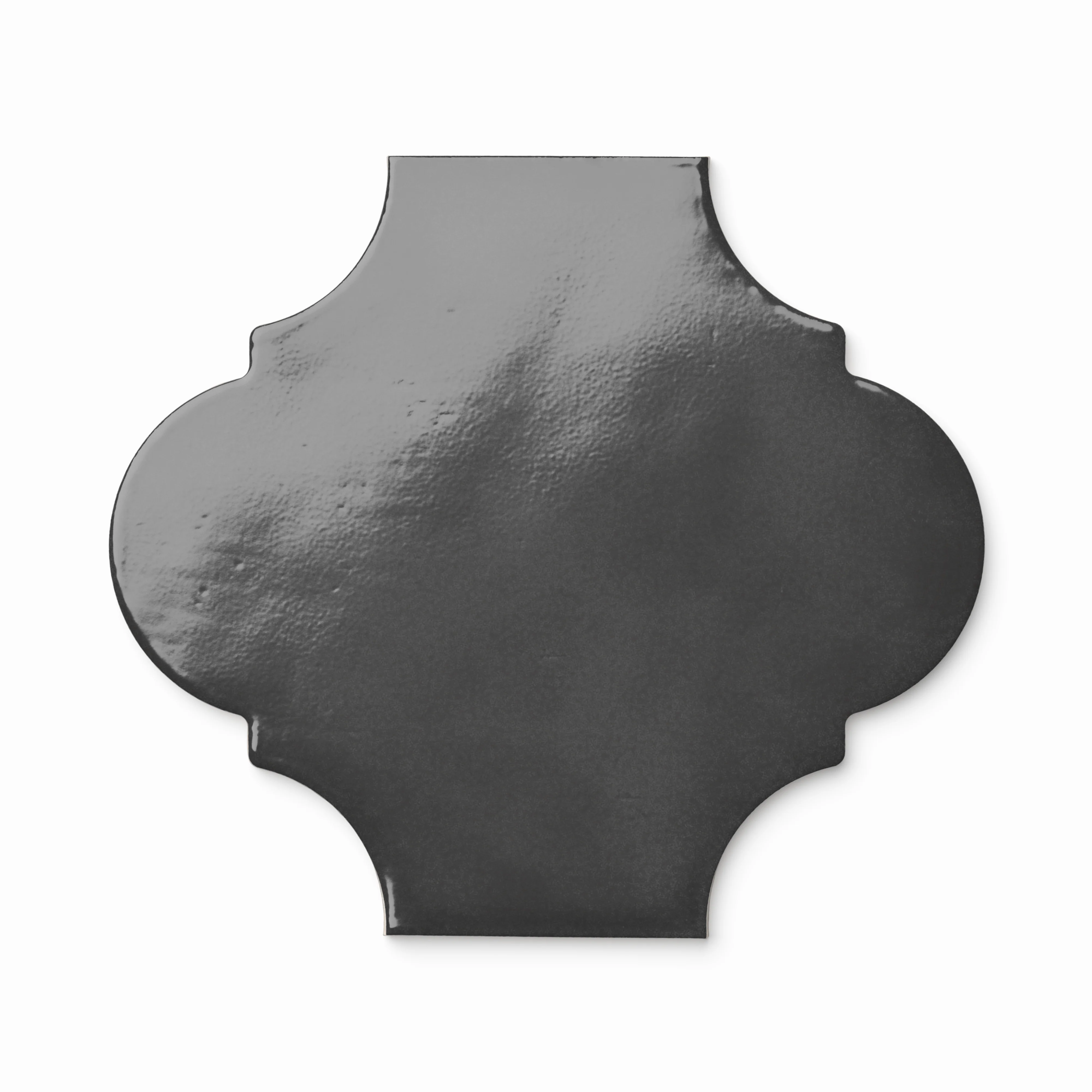 Amaya 10 x 11 Glossy Porcelain Lantern Tile in Midnight - Image 3