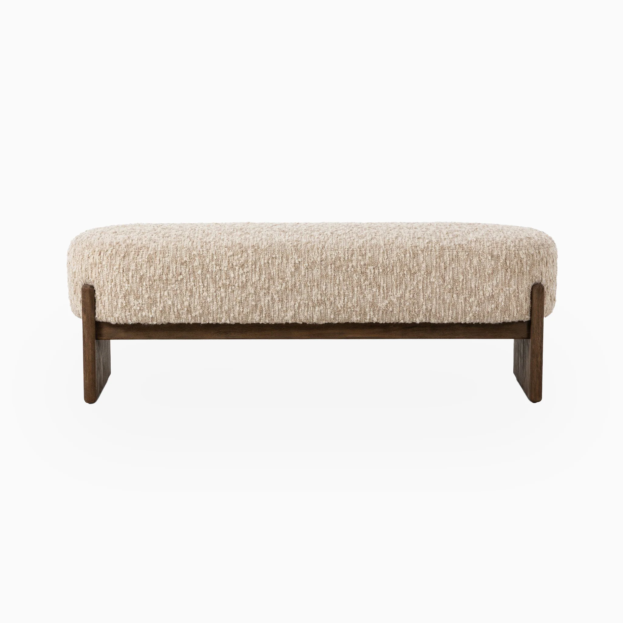 Amira Accent Bench in Solema Cream, 60" - Image 6