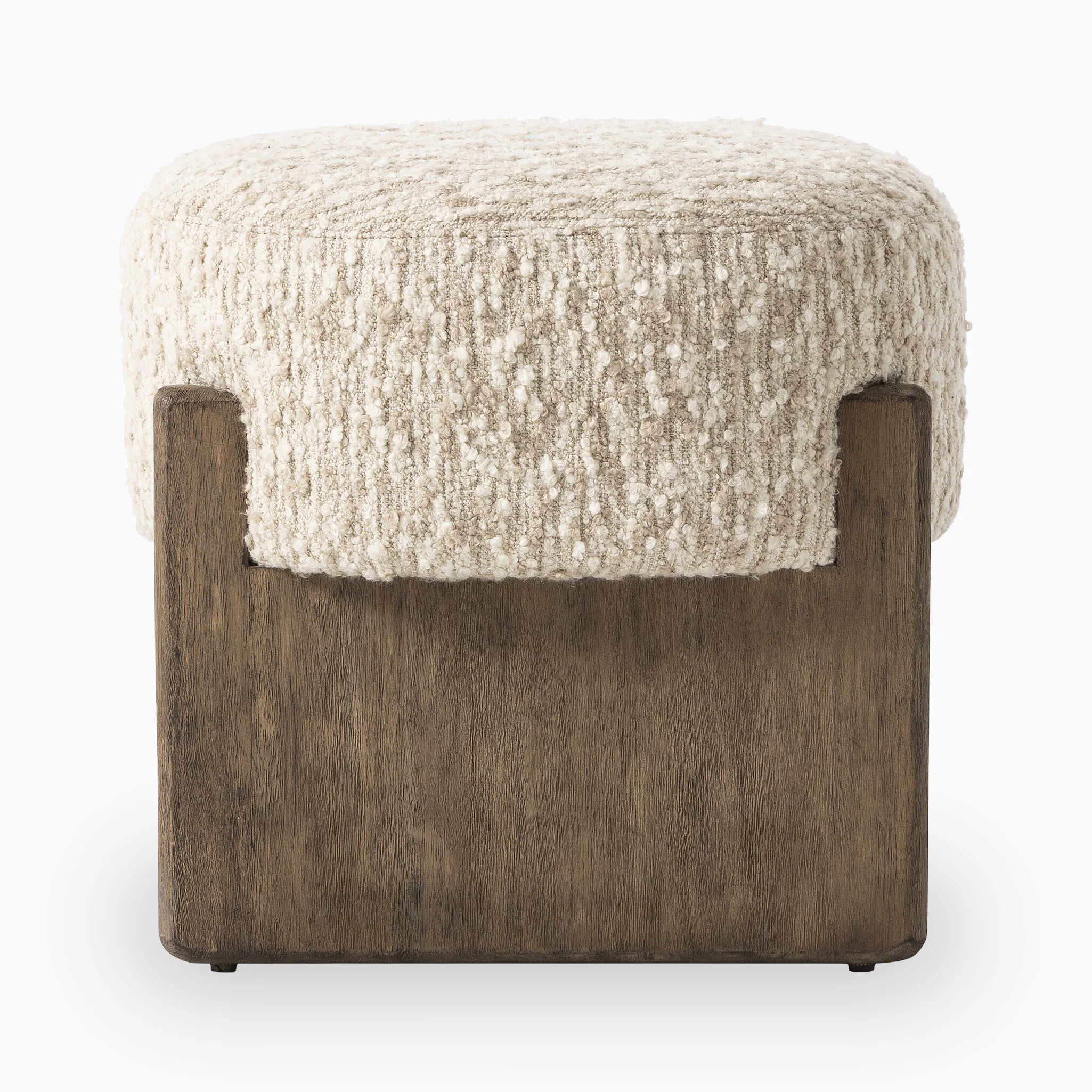Amira Accent Stool in Solema Cream - Image 3