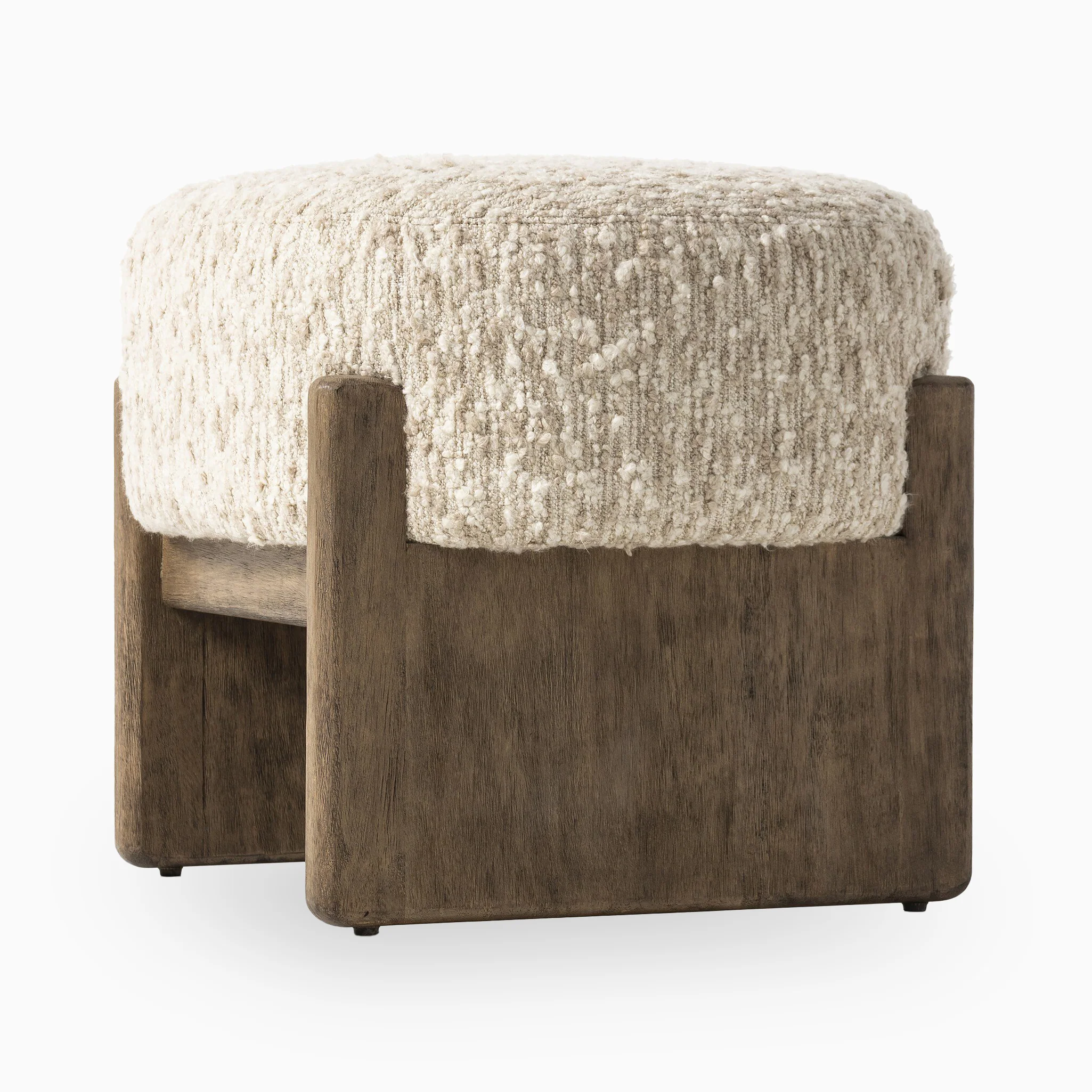 Amira Accent Stool in Solema Cream - Image 4