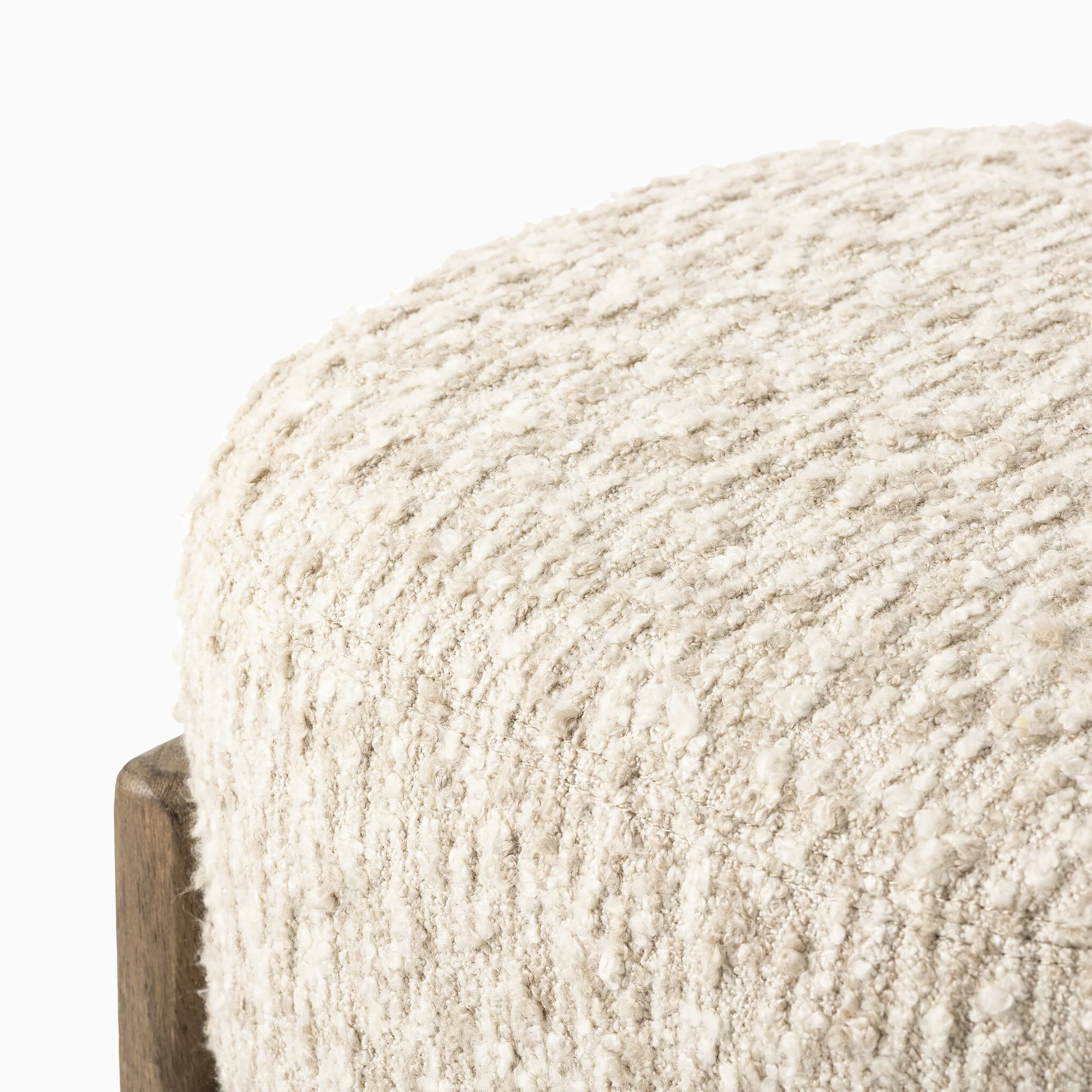 Amira Accent Stool in Solema Cream - Image 6