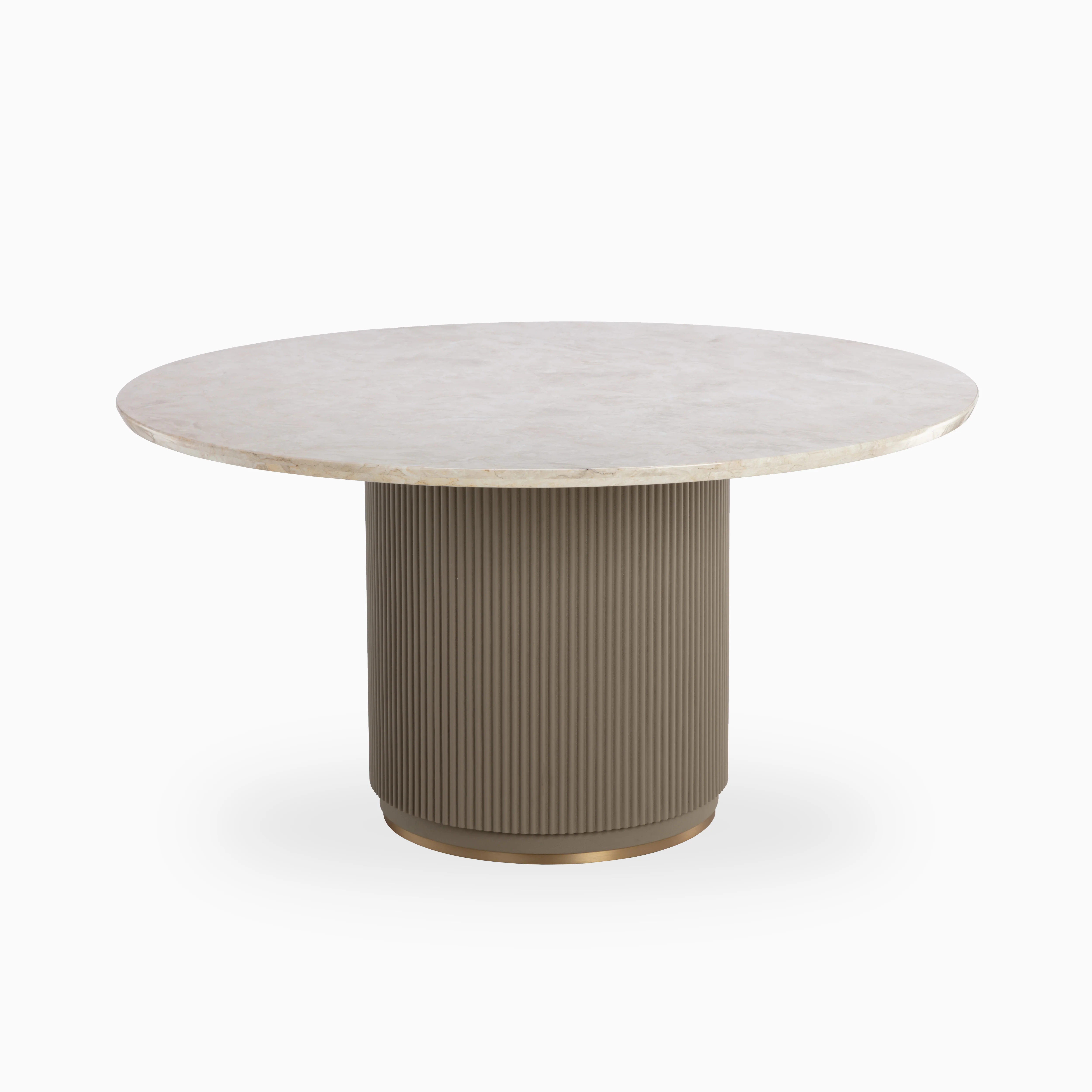 Anastasia 59" Dining Table in Taupe