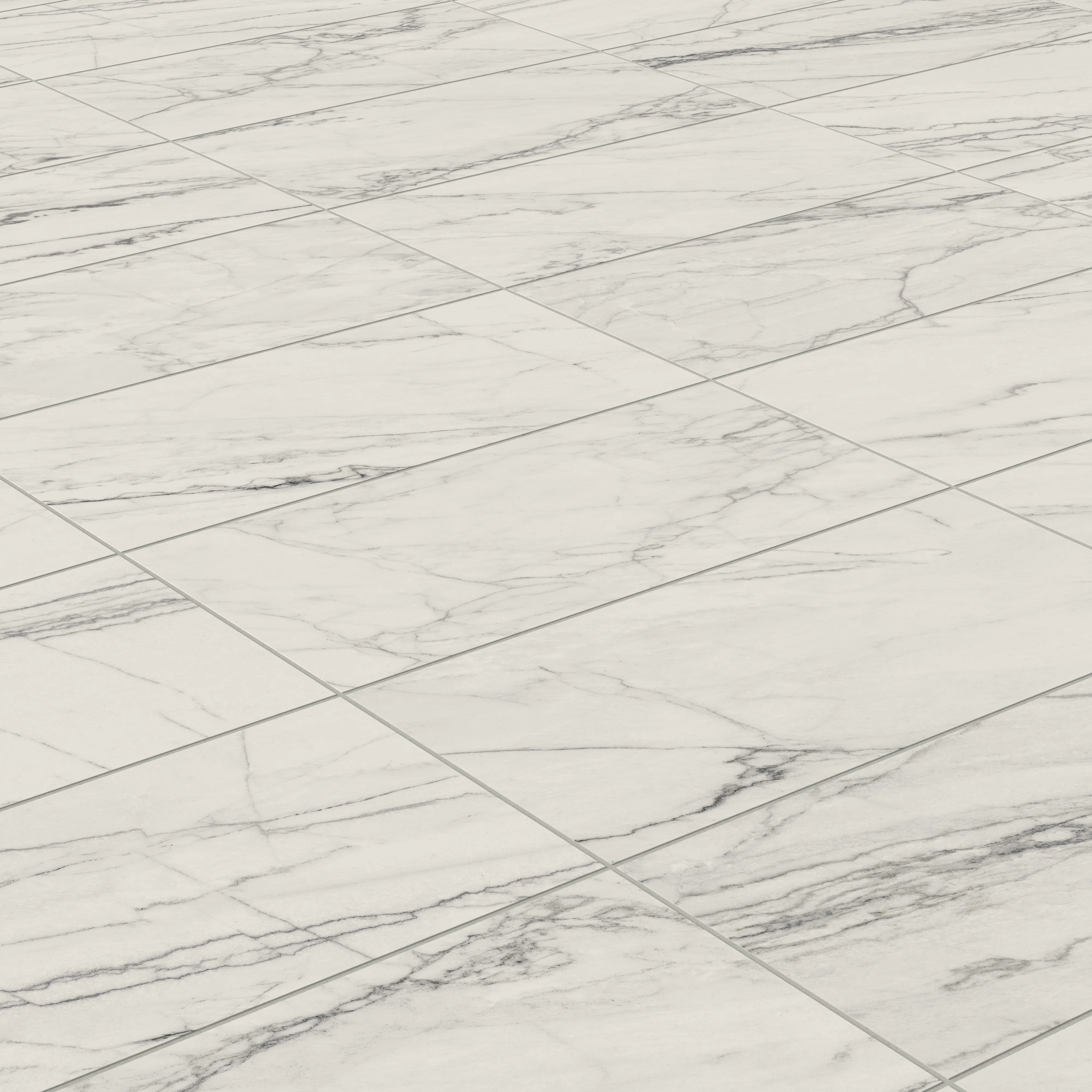 Aniston 12 x 24 Matte Porcelain Tile in Calacatta Quartzite - Image 4