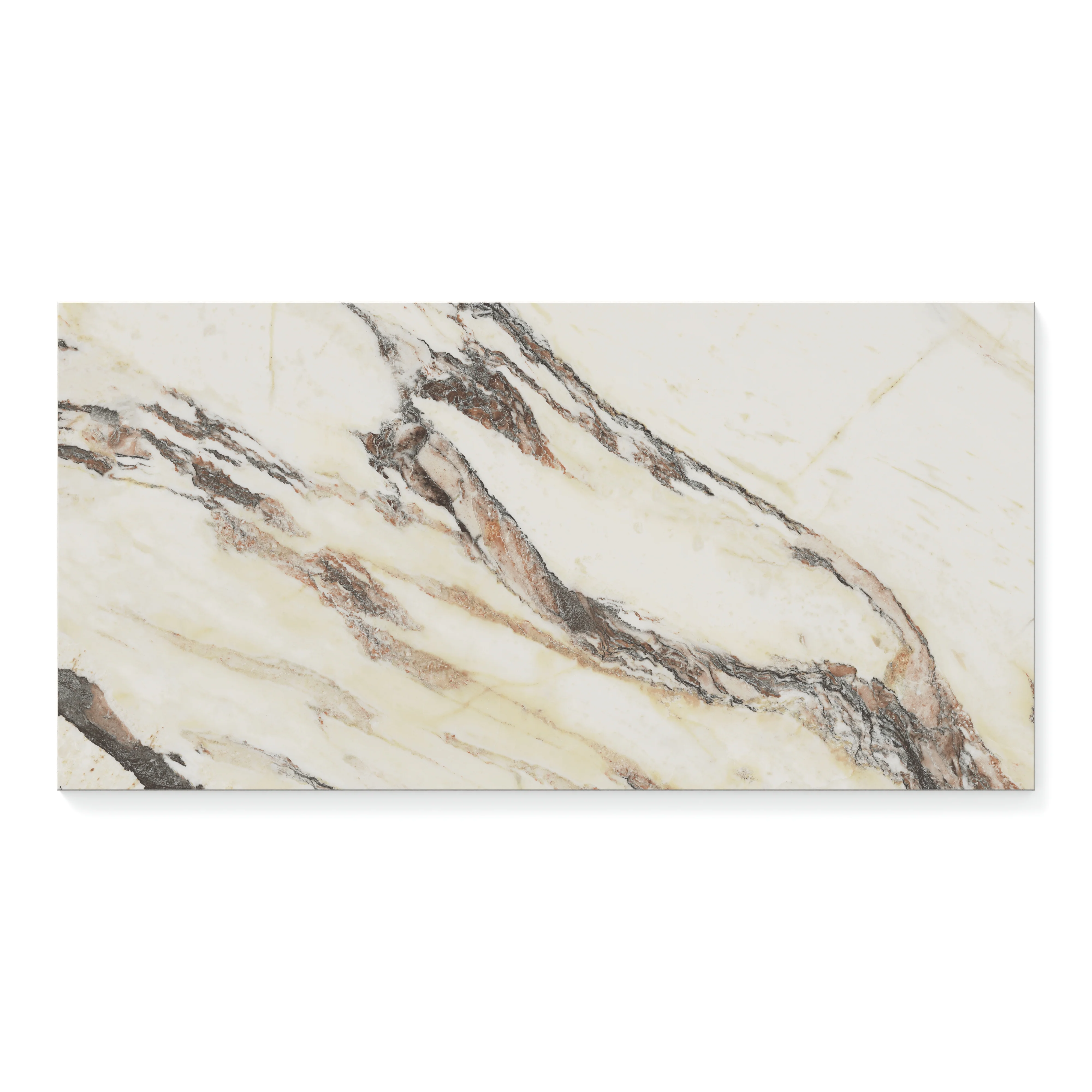 Aniston 12 x 24 Matte Porcelain Tile in Calacatta Viola - Image 3