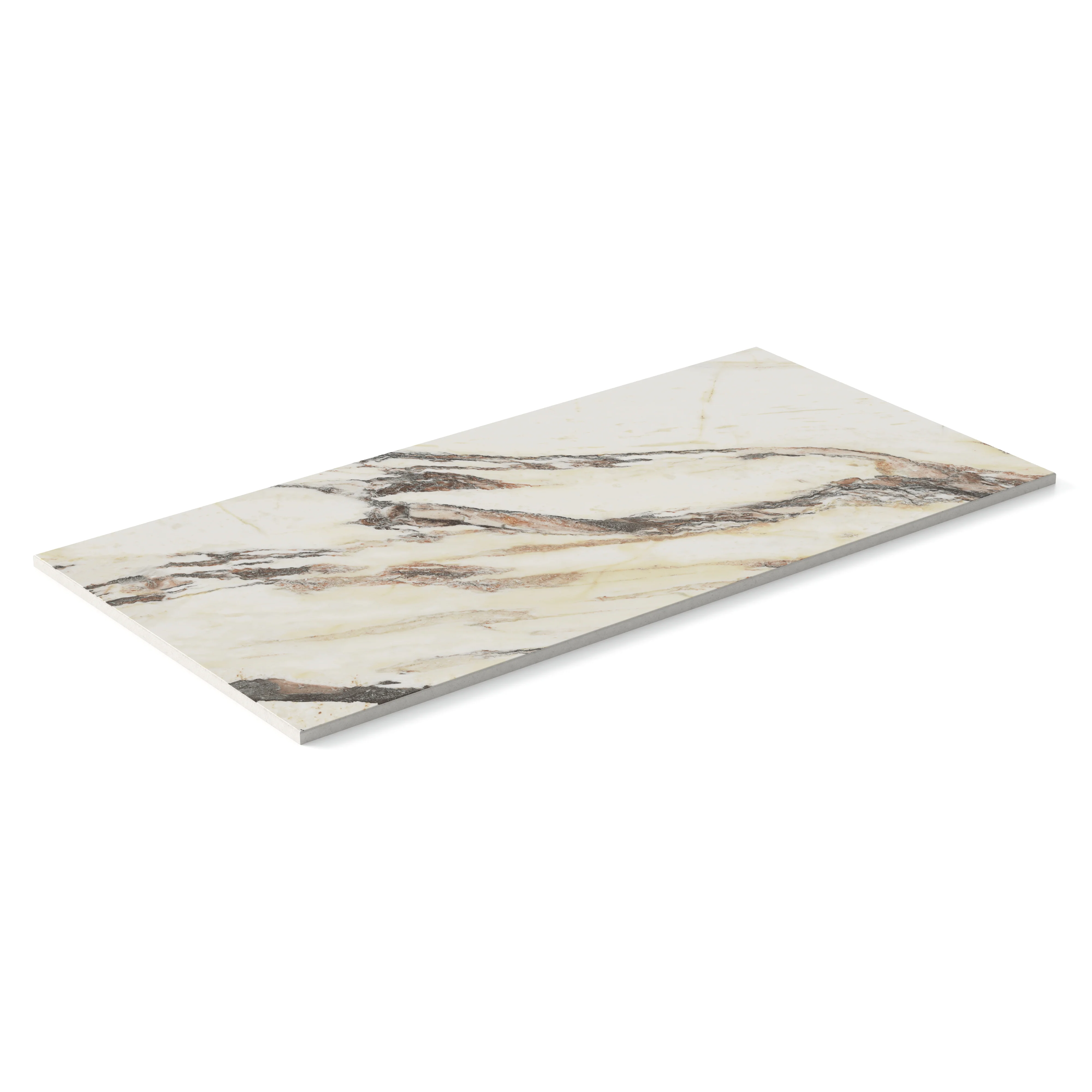 Aniston 12 x 24 Matte Porcelain Tile in Calacatta Viola - Image 4