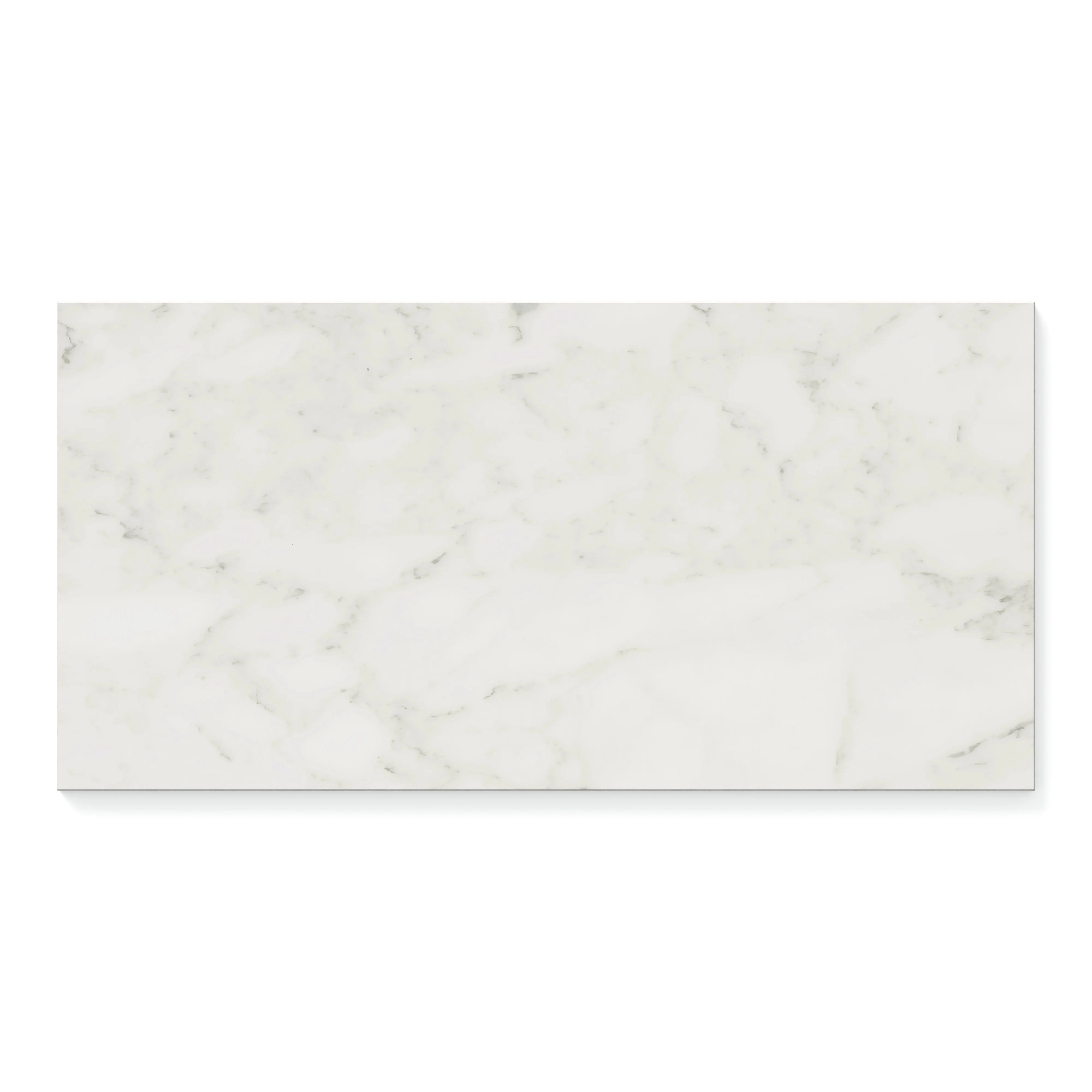 Aniston 12 x 24 Matte Porcelain Tile in Carrara Bianco - Image 3