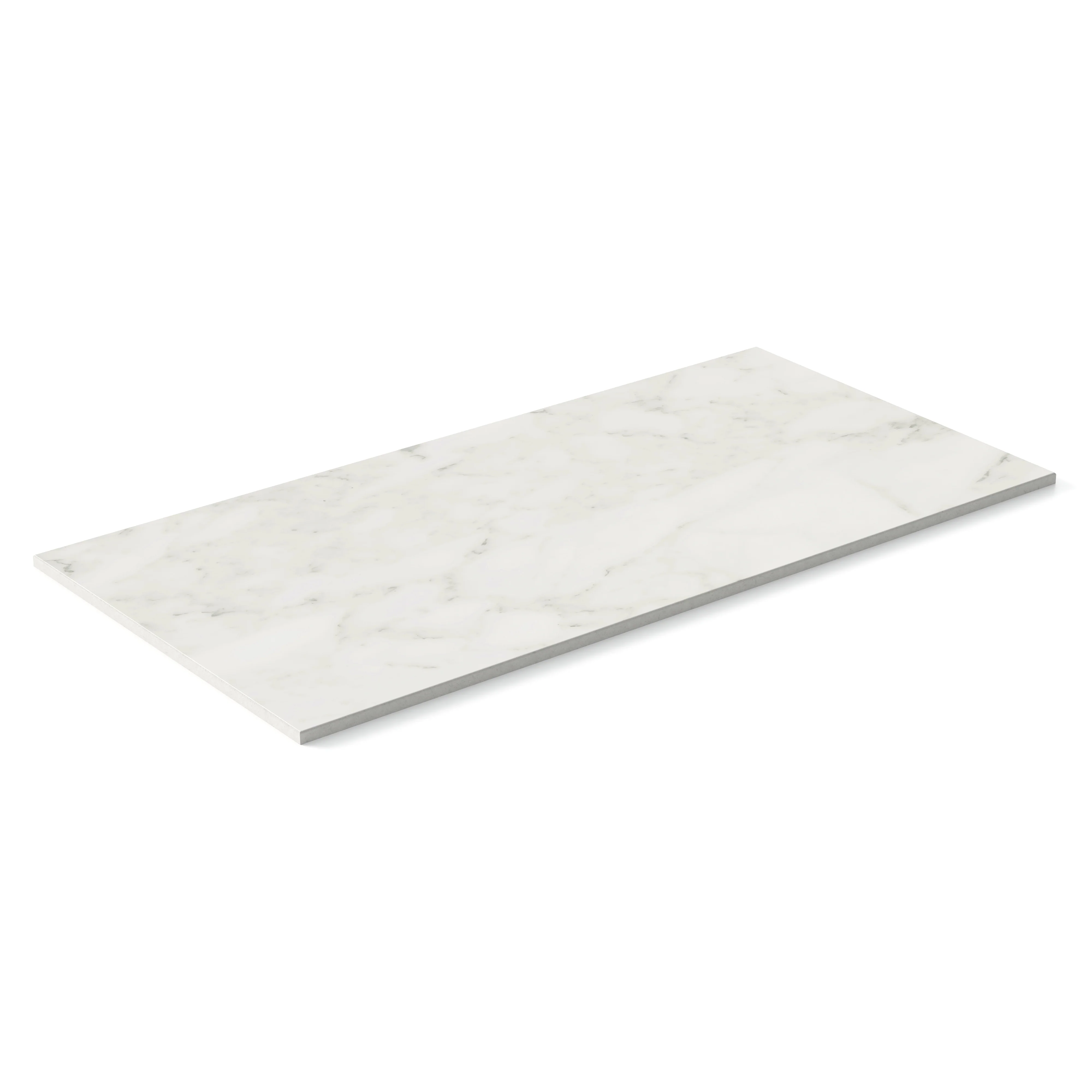 Aniston 12 x 24 Matte Porcelain Tile in Carrara Bianco - Image 4