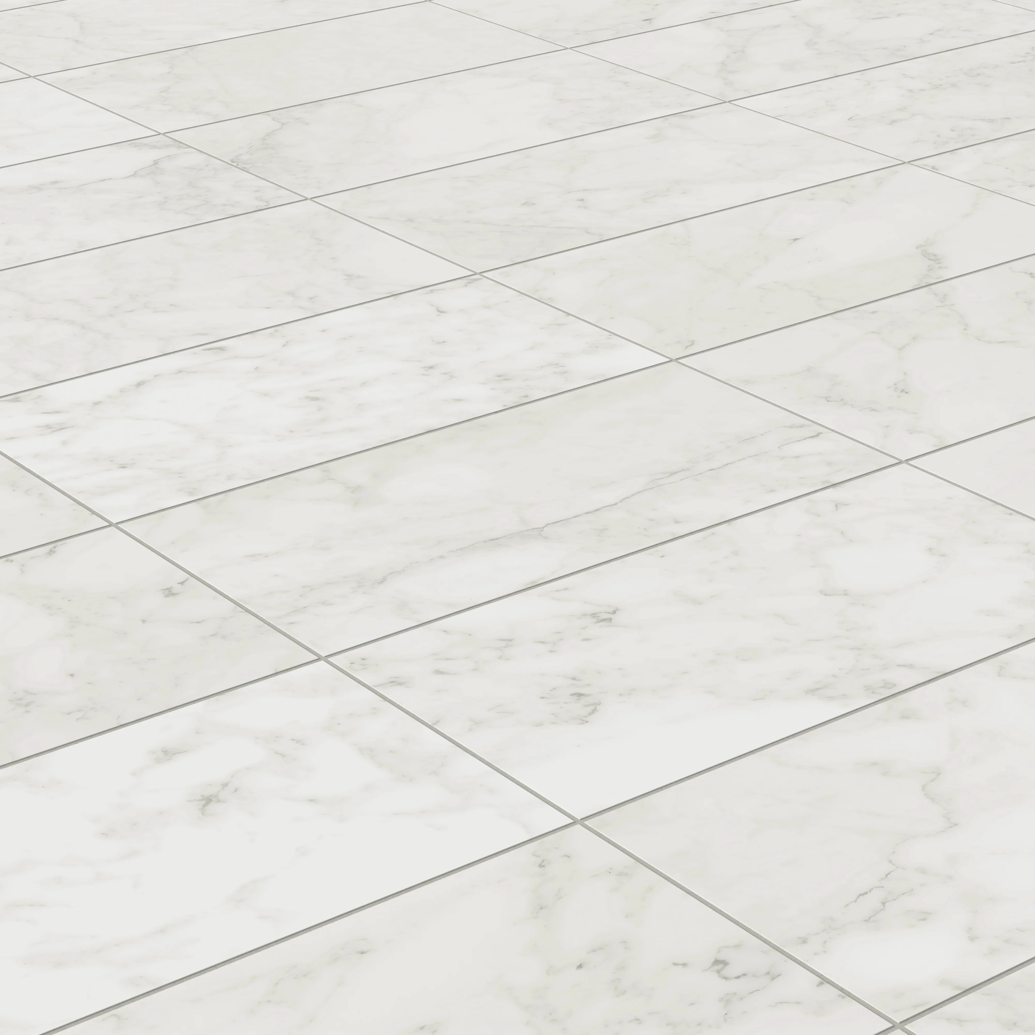Aniston 12 x 24 Matte Porcelain Tile in Carrara Bianco - Image 5