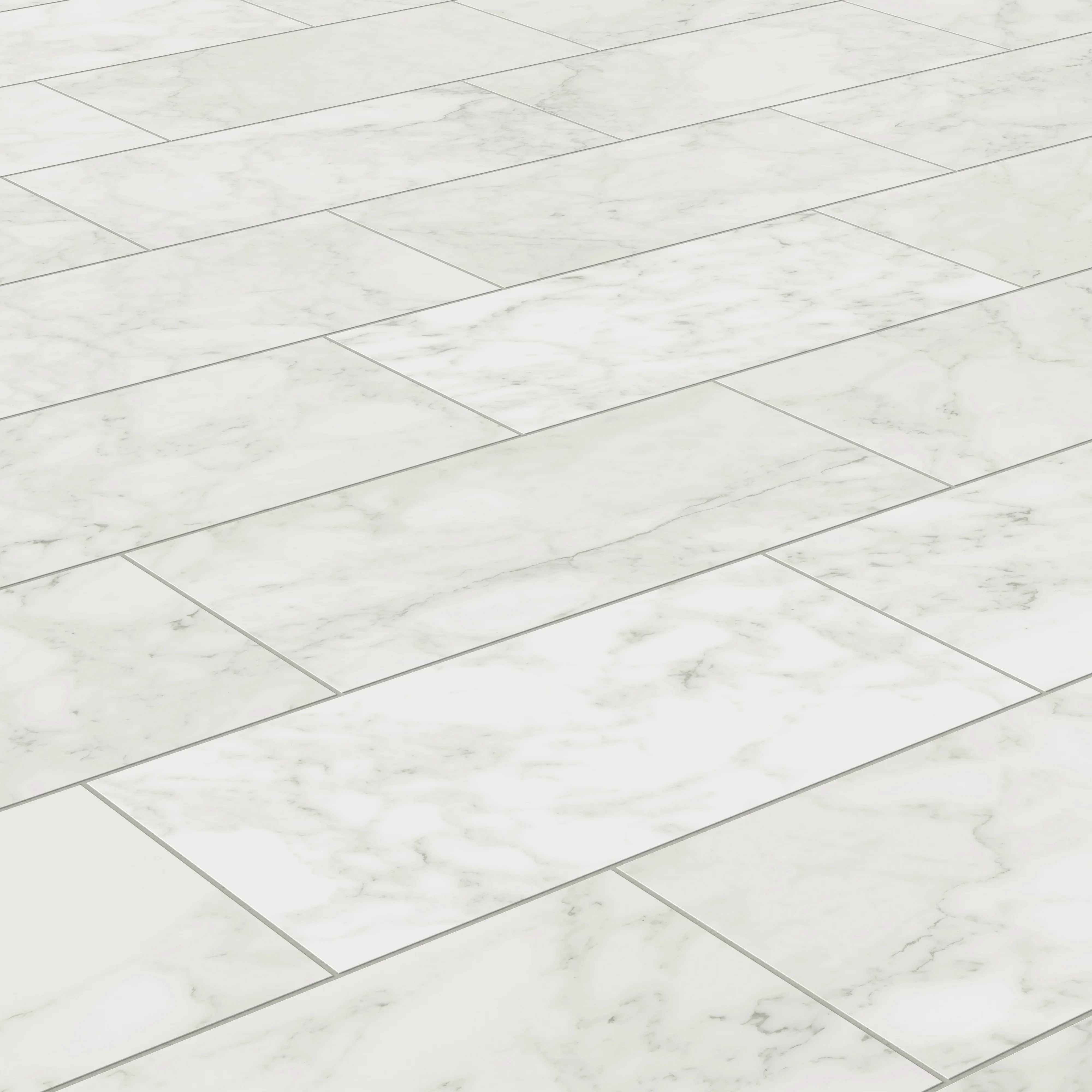 Aniston 12 x 24 Matte Porcelain Tile in Carrara Bianco - Image 7