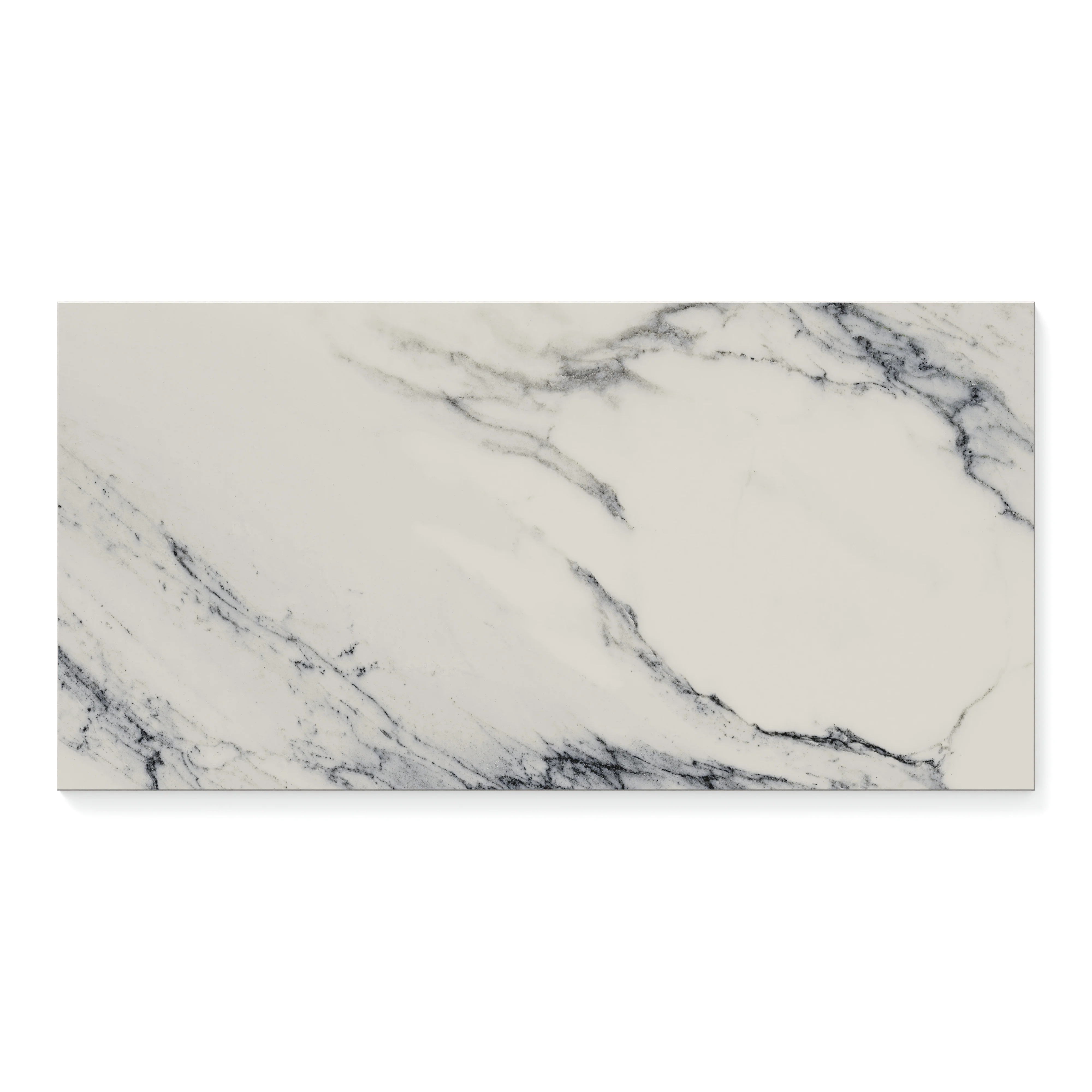 Aniston 12 x 24 Polished Porcelain Tile in Calacatta Antico - Image 2