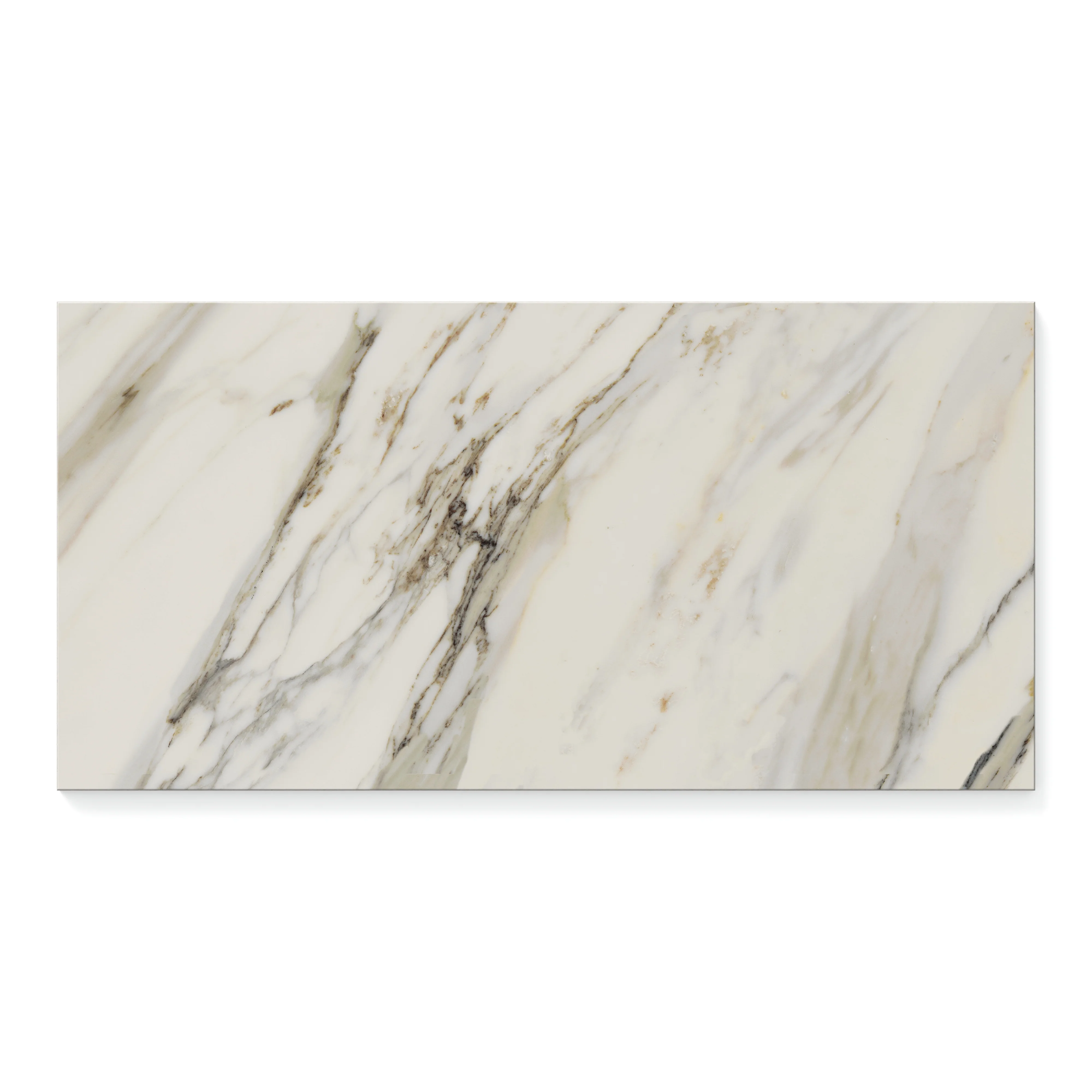 Aniston 12 x 24 Polished Porcelain Tile in Calacatta Cremo - Image 2