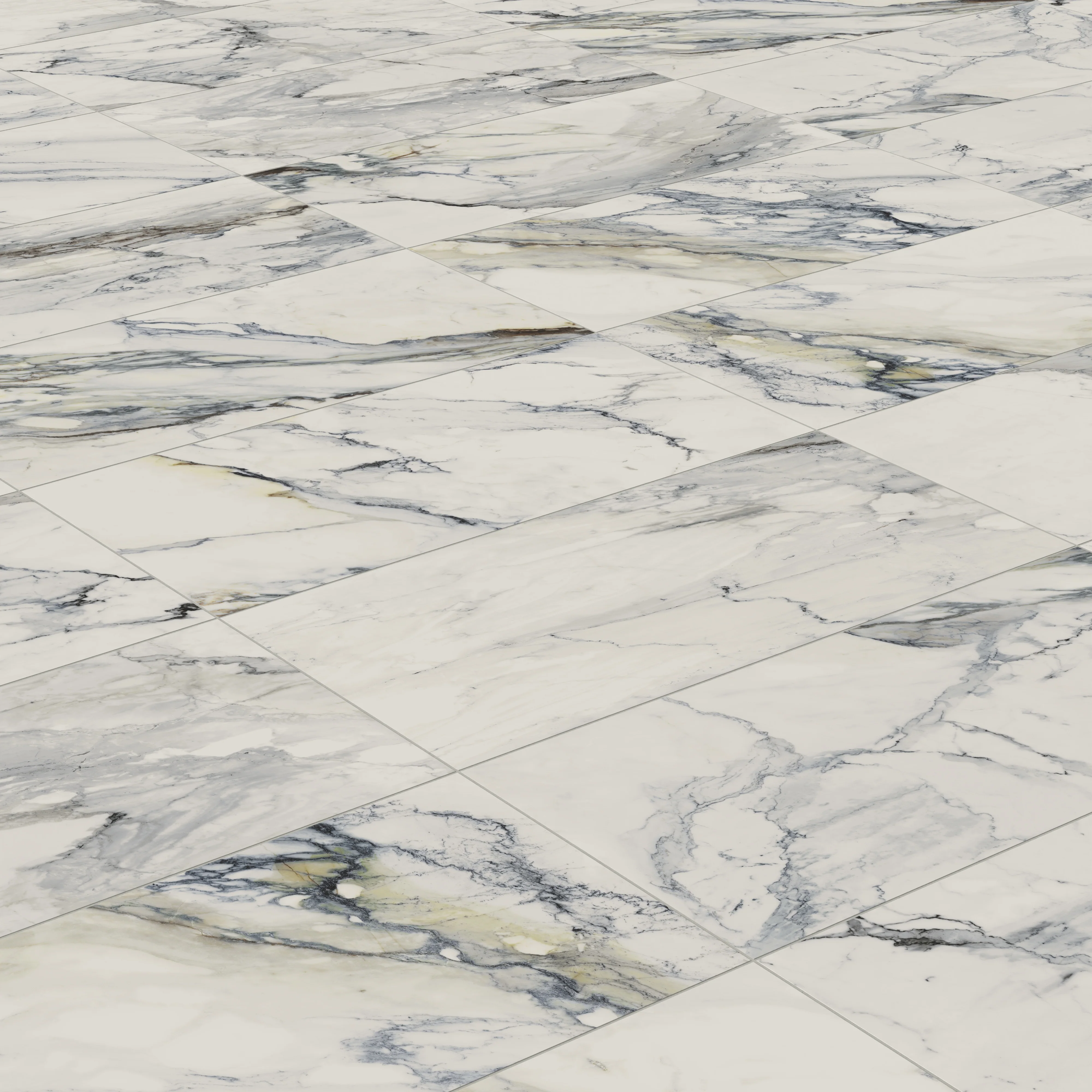 Aniston 24 x 48 Matte Porcelain Tile in Calacatta Antico - Image 5