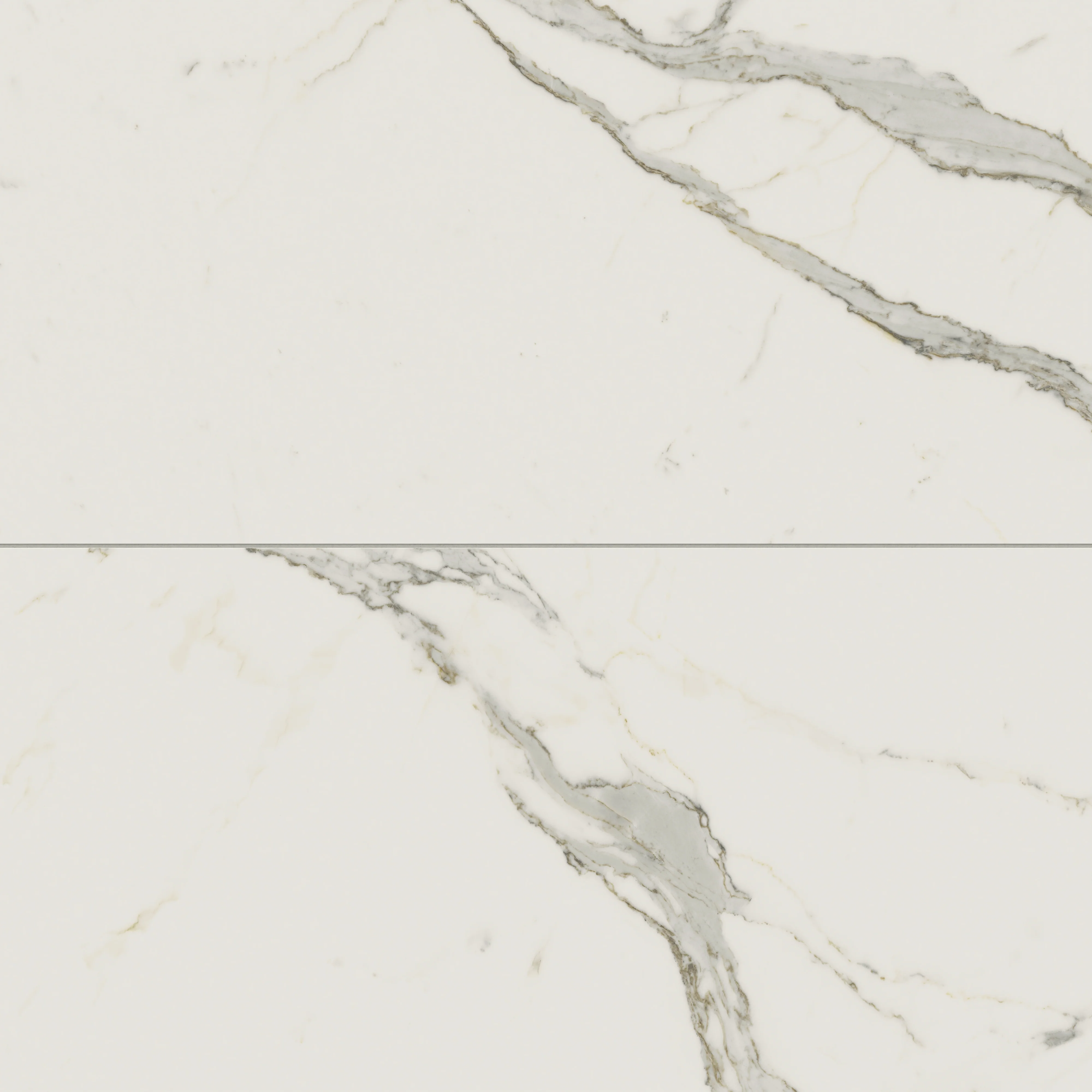 Aniston 24 x 48 Matte Porcelain Tile in Calacatta Top