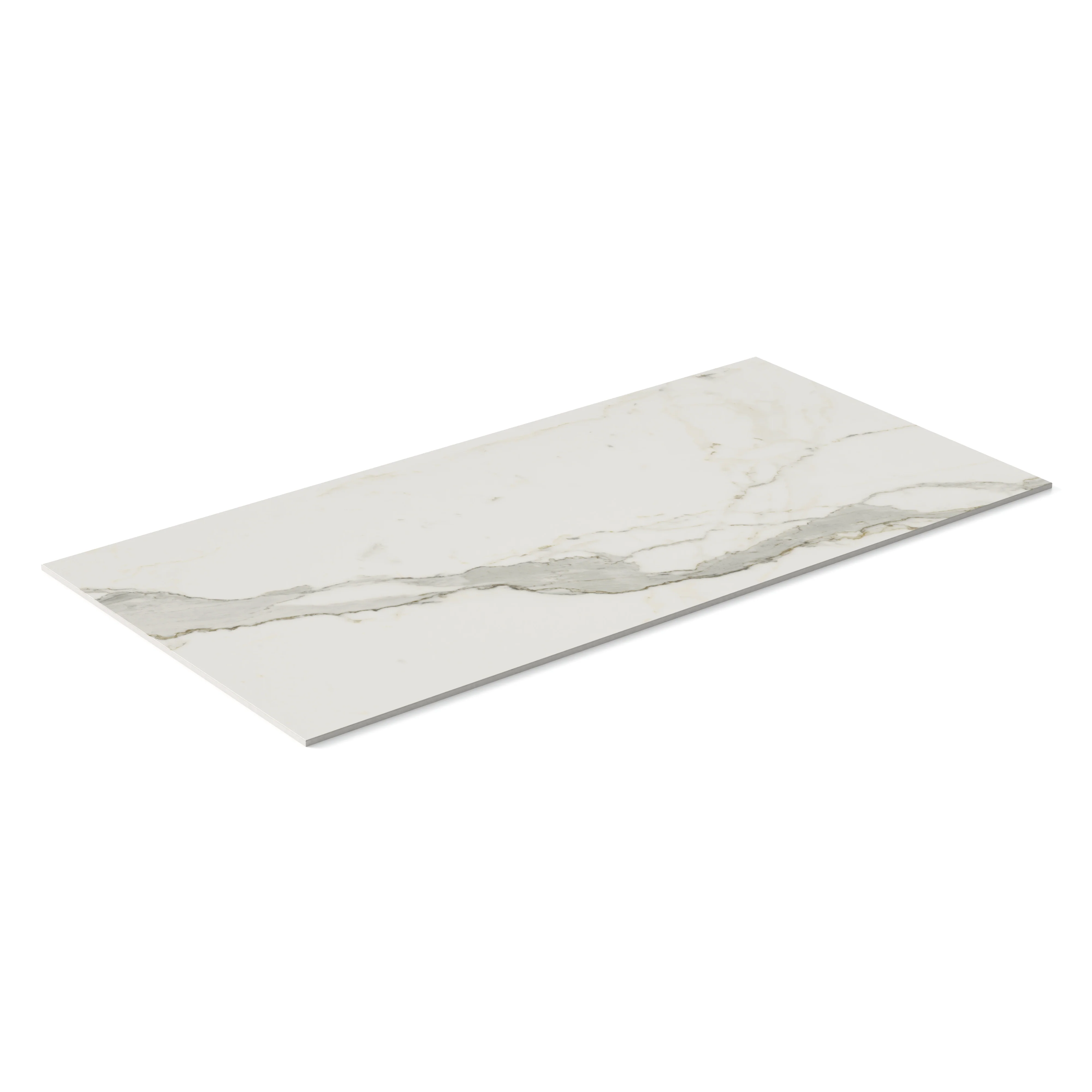 Aniston 24 x 48 Matte Porcelain Tile in Calacatta Top - Image 4