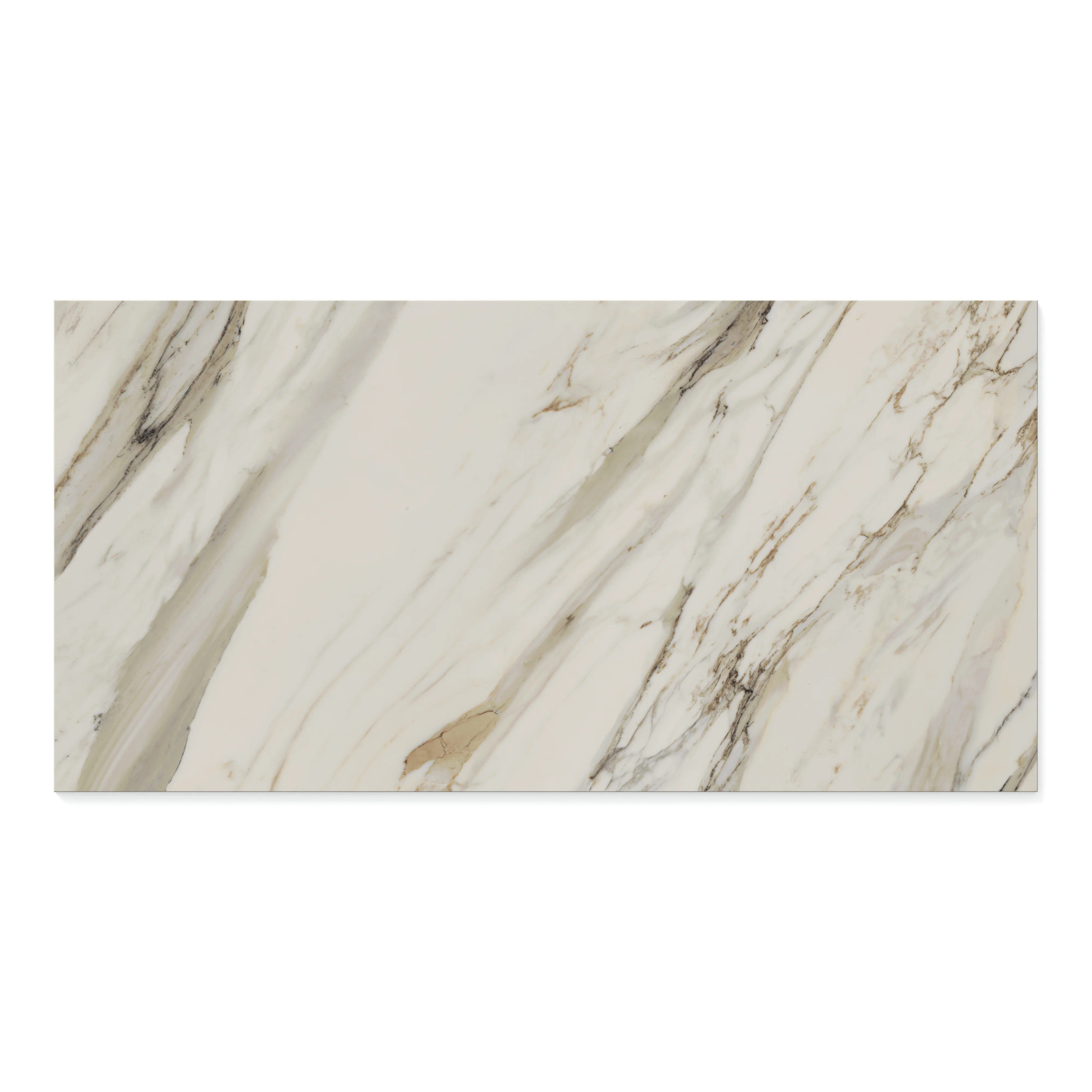 Aniston 24 x 48 Polished Porcelain Tile in Calacatta Cremo - Image 3
