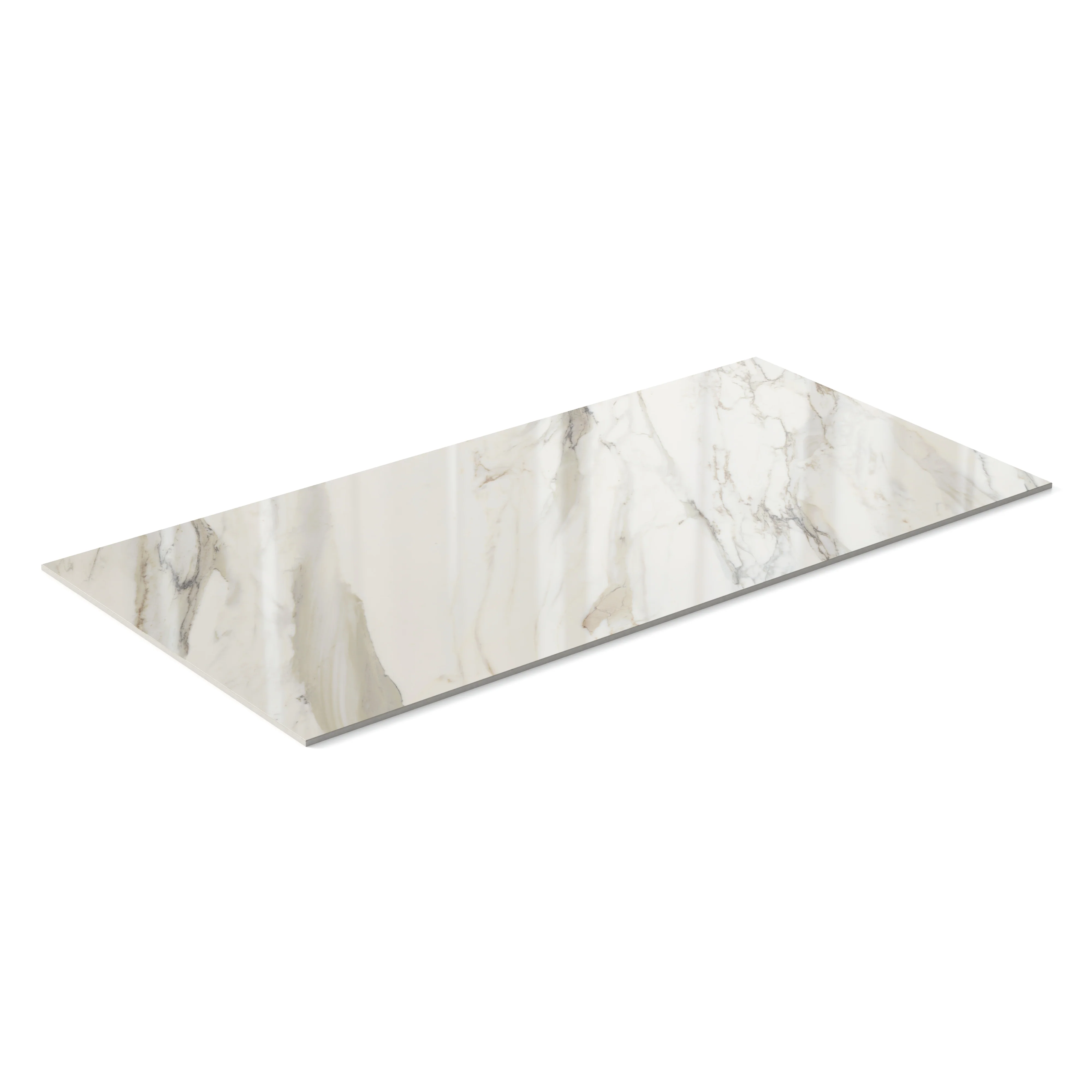 Aniston 24 x 48 Polished Porcelain Tile in Calacatta Cremo - Image 4