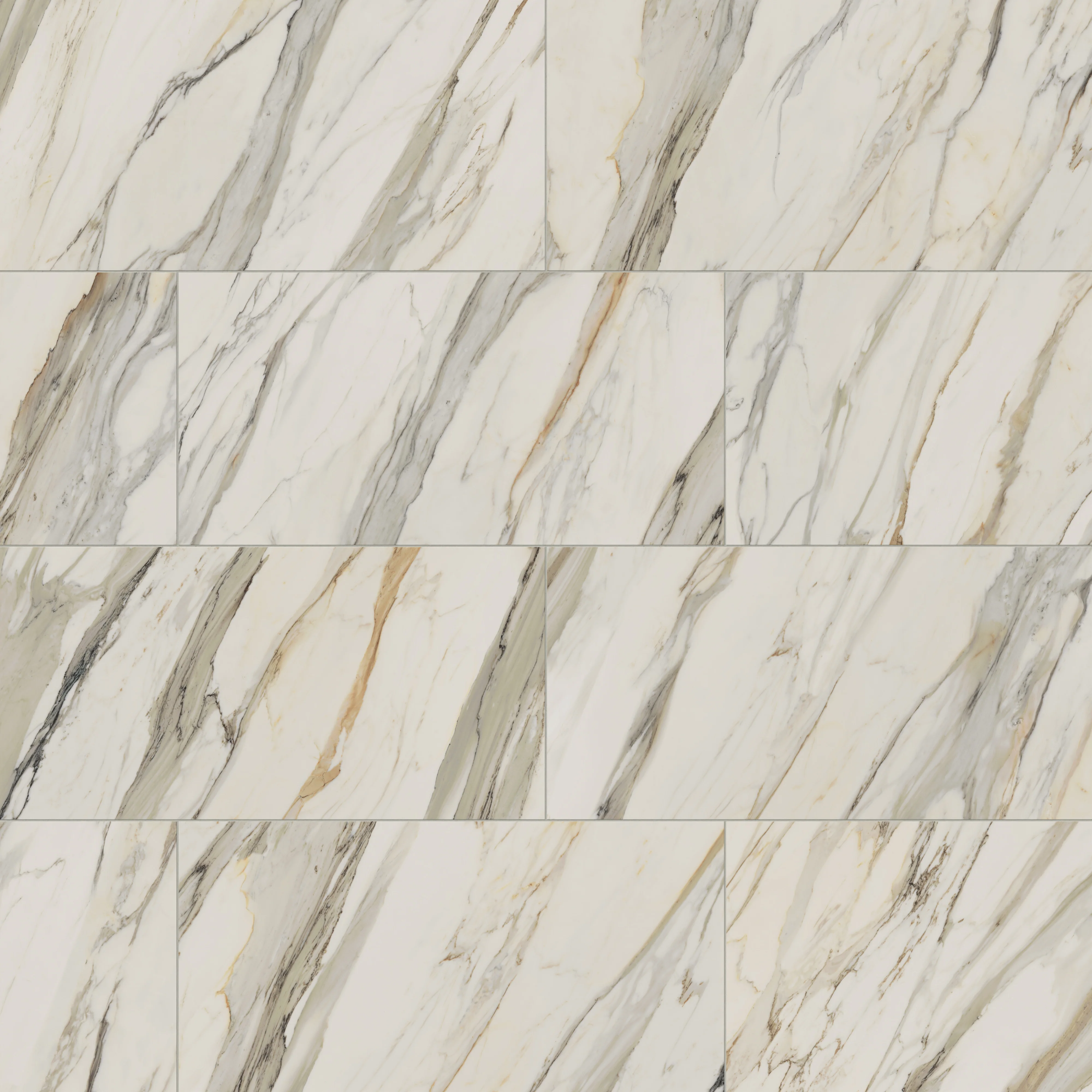 Aniston 24 x 48 Polished Porcelain Tile in Calacatta Cremo - Image 9