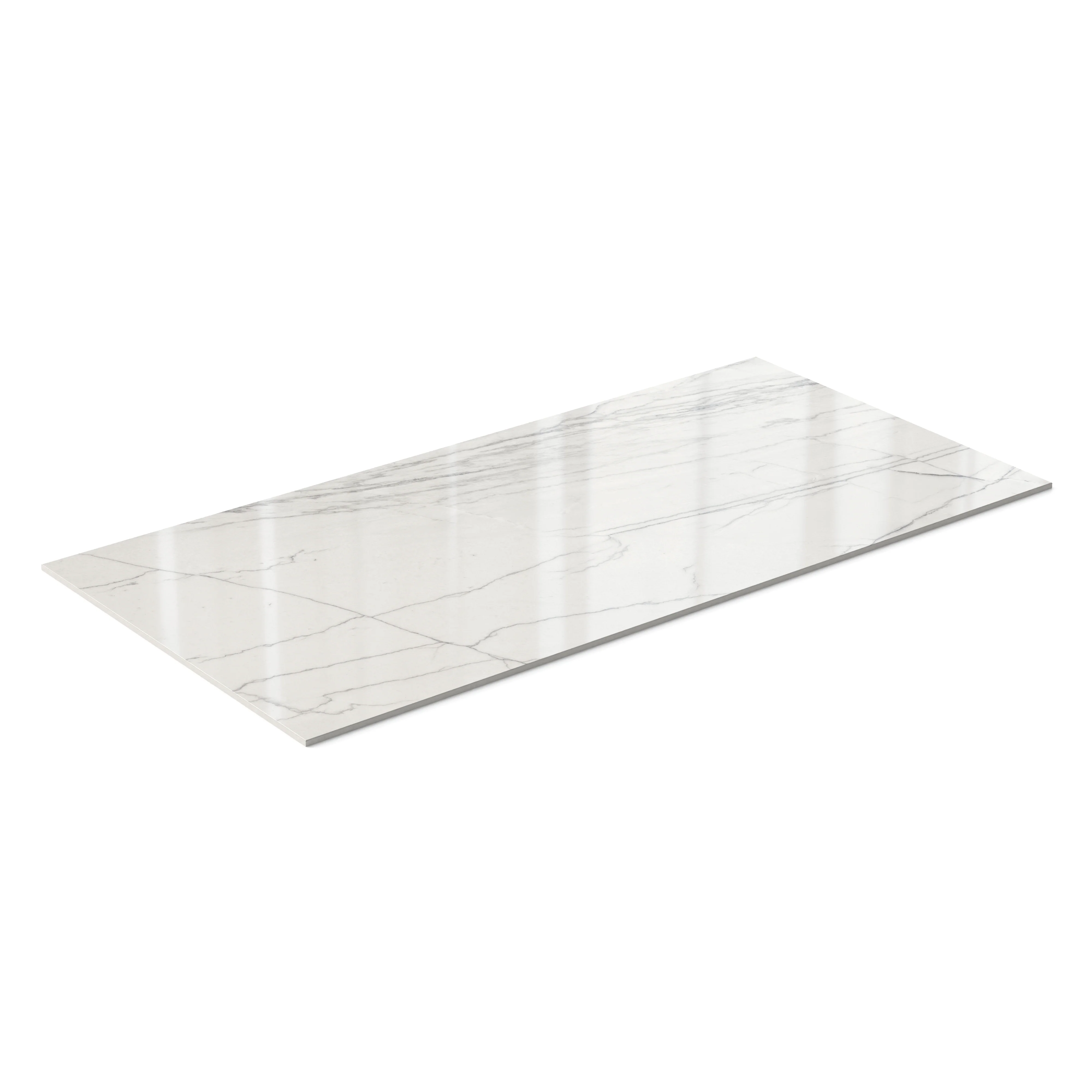 Aniston 24 x 48 Polished Porcelain Tile in Calacatta Quartzite - Image 3