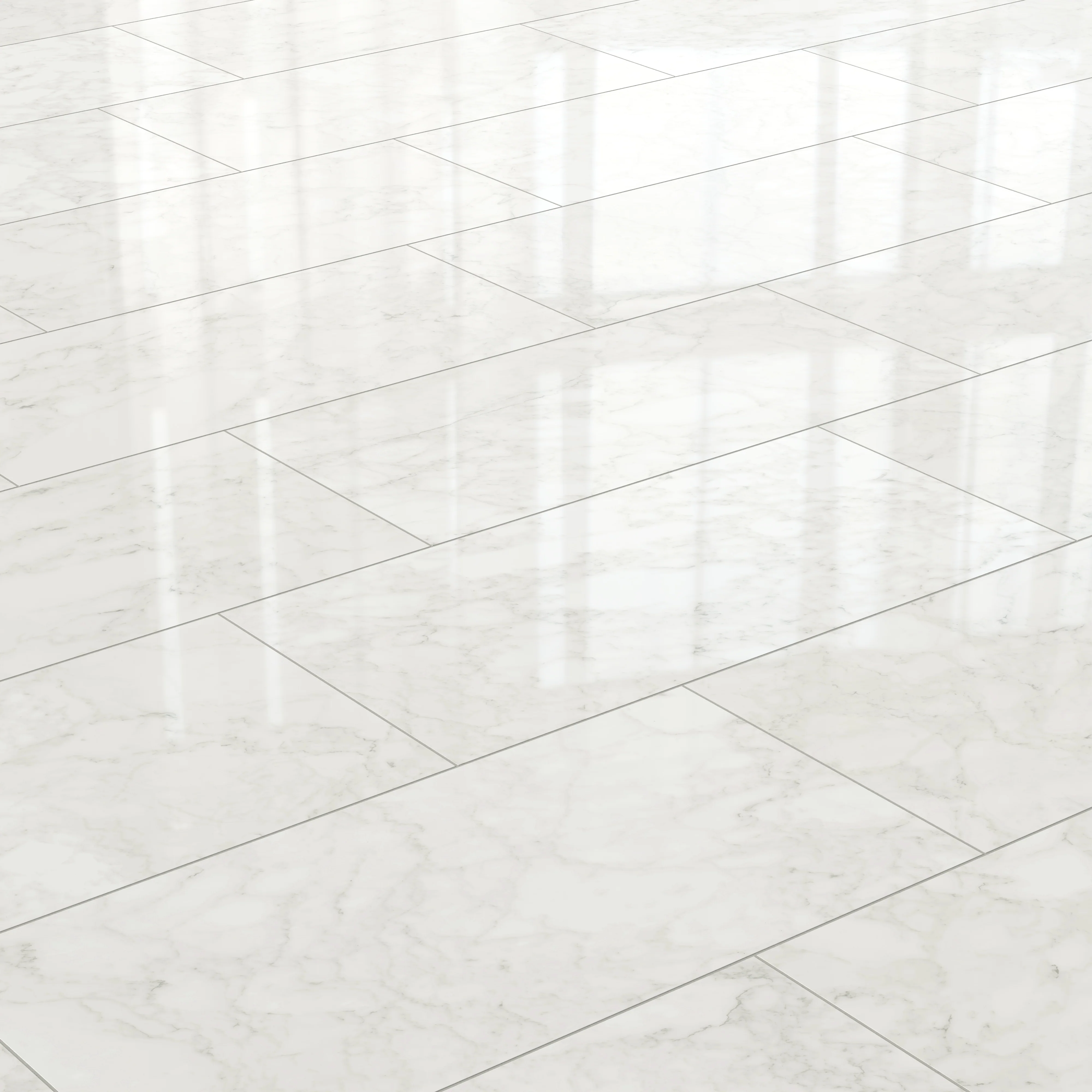 Aniston 24 x 48 Polished Porcelain Tile in Carrara Bianco - Image 8