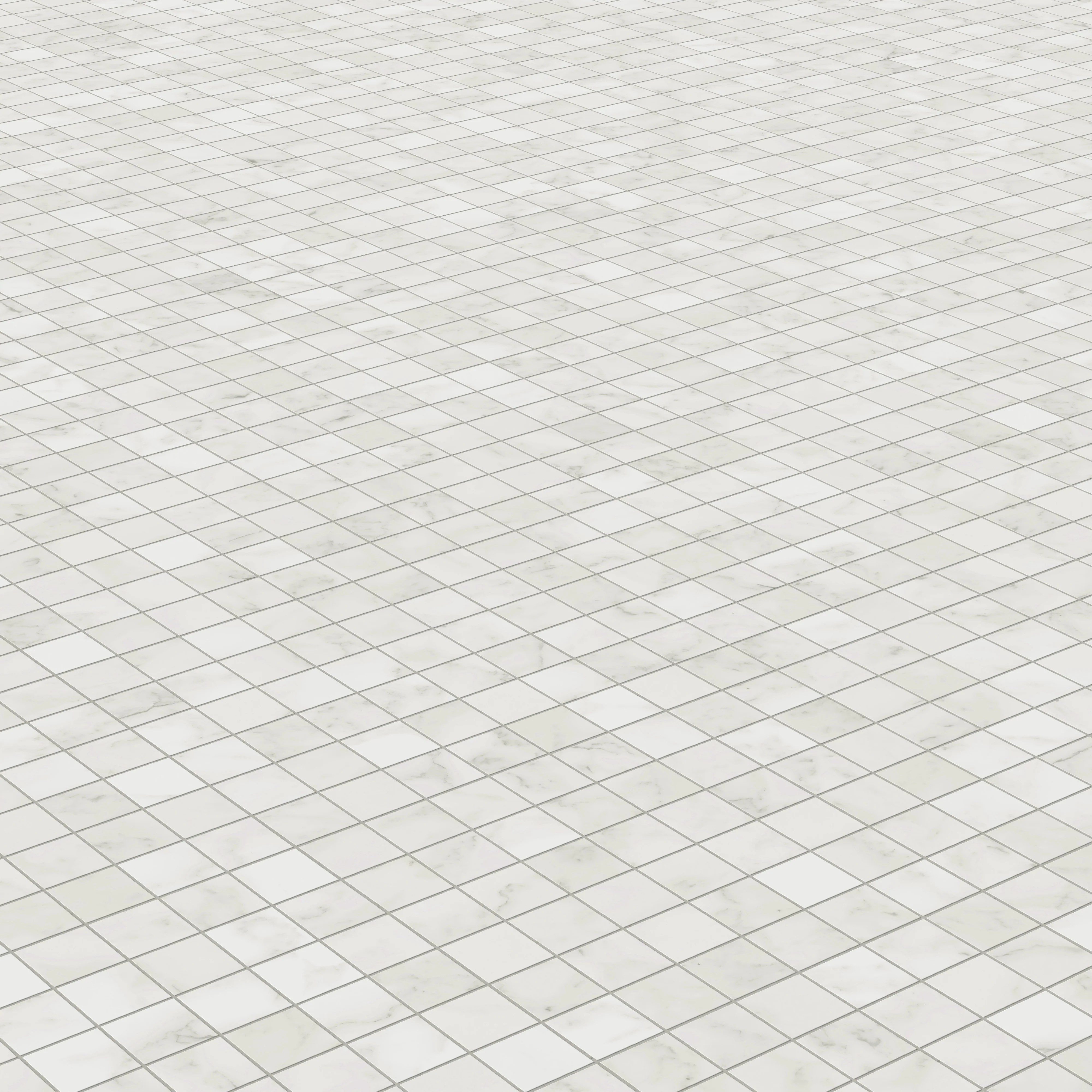 Aniston 2 x 2 Matte Porcelain Mosaic Tile in Carrara Bianco - Image 4