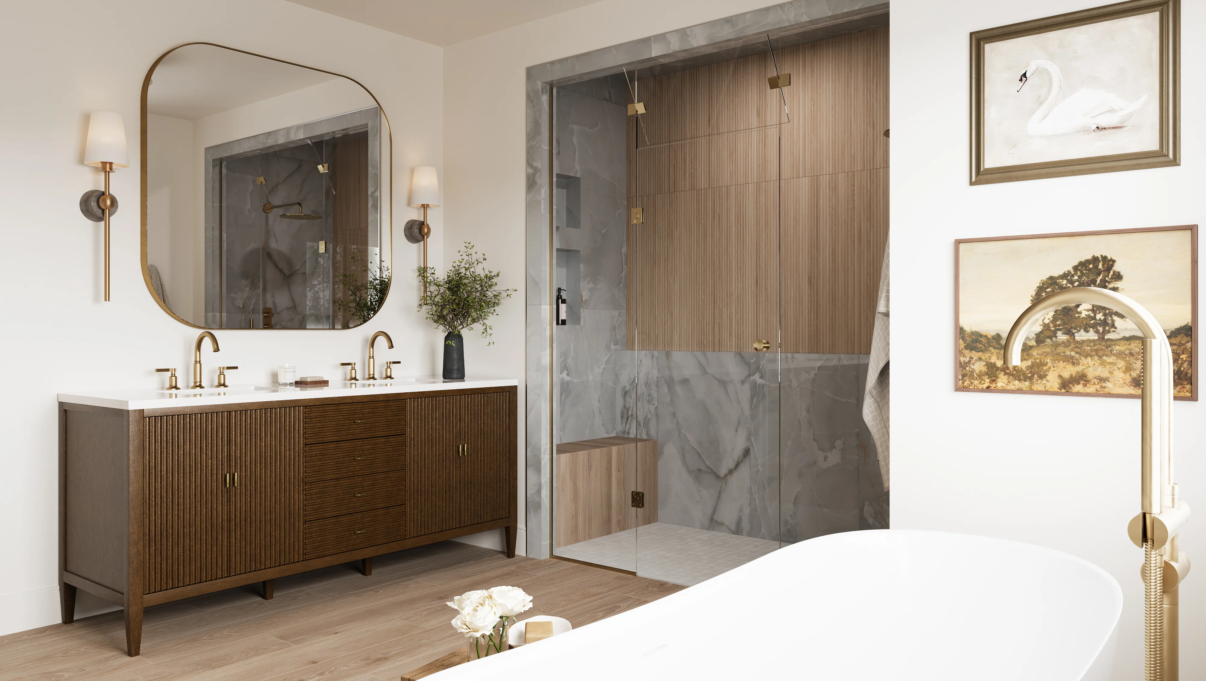Aniston 2 x 2 Matte Porcelain Mosaic Tile in Carrara Bianco - Image 7