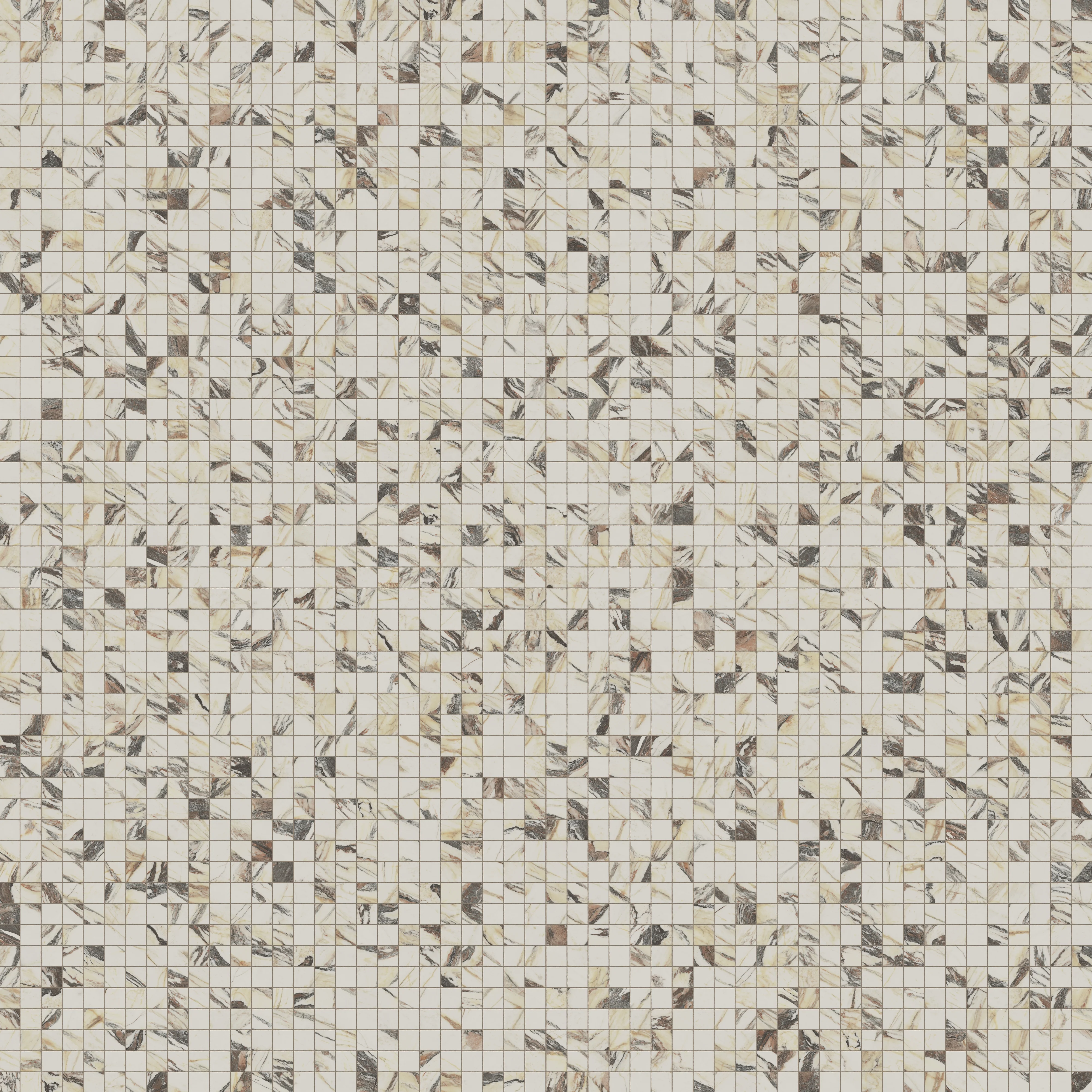 Aniston 2 x 2 Polished Porcelain Mosaic Tile in Calacatta Viola - Image 5