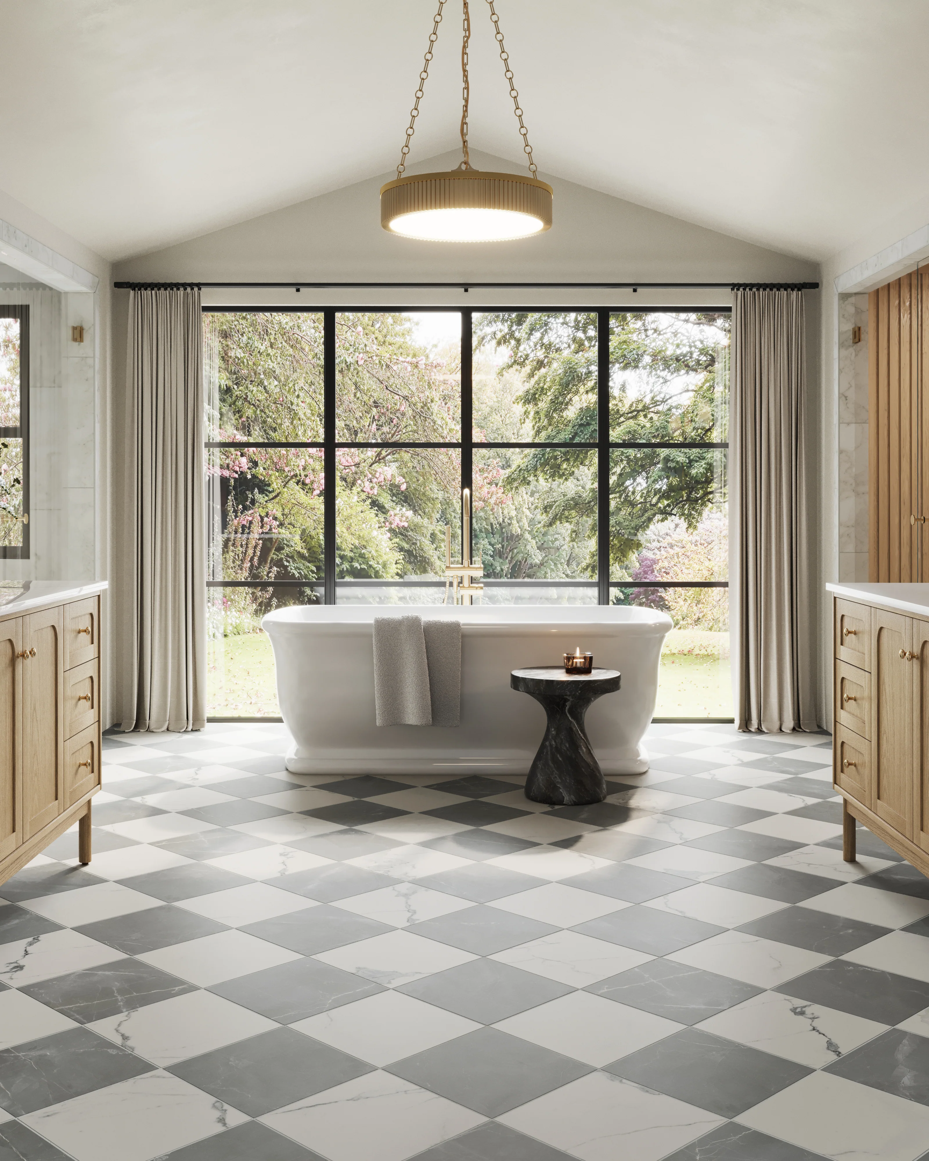 Aniston 3 x 12 Matte Porcelain Bullnose Tile in Carrara Bianco - Image 10