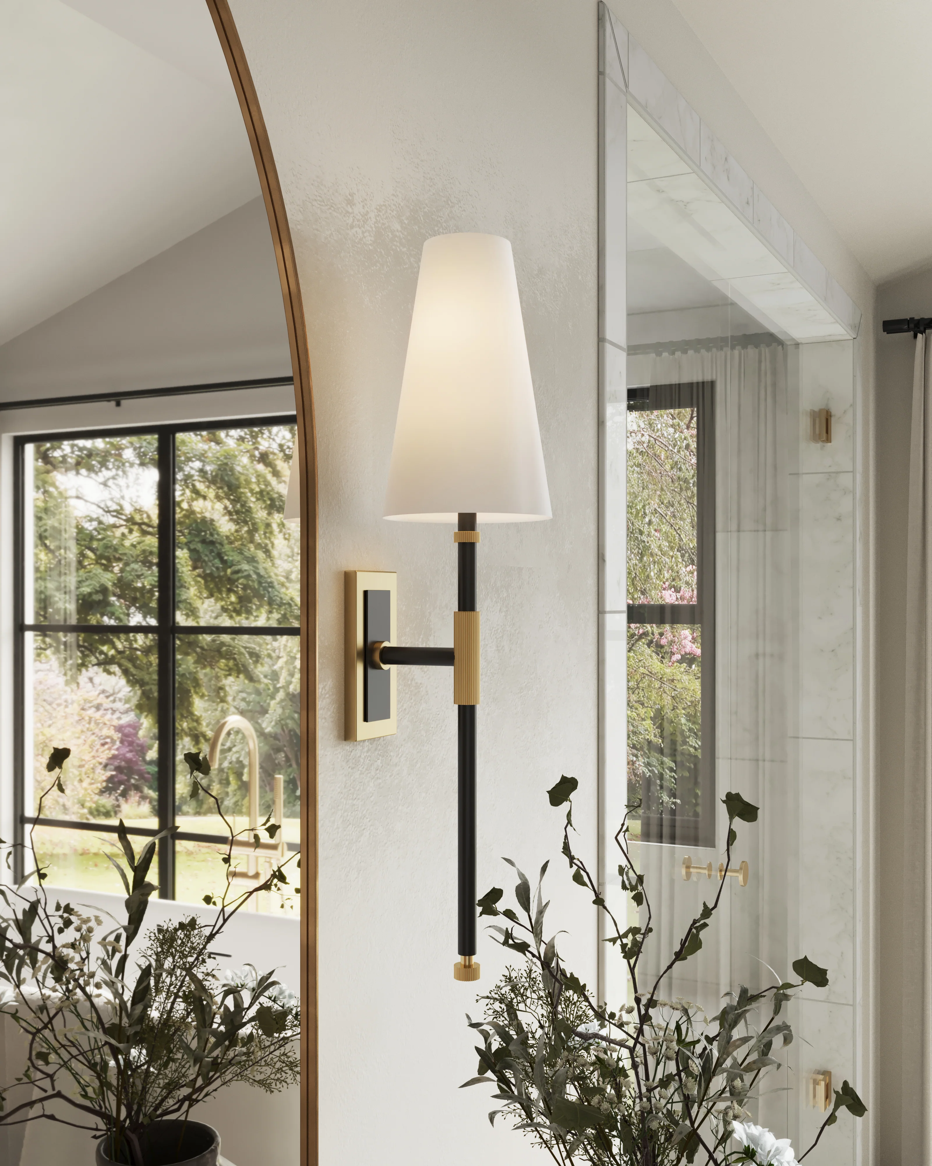 Aniston 3 x 12 Matte Porcelain Bullnose Tile in Carrara Bianco - Image 7