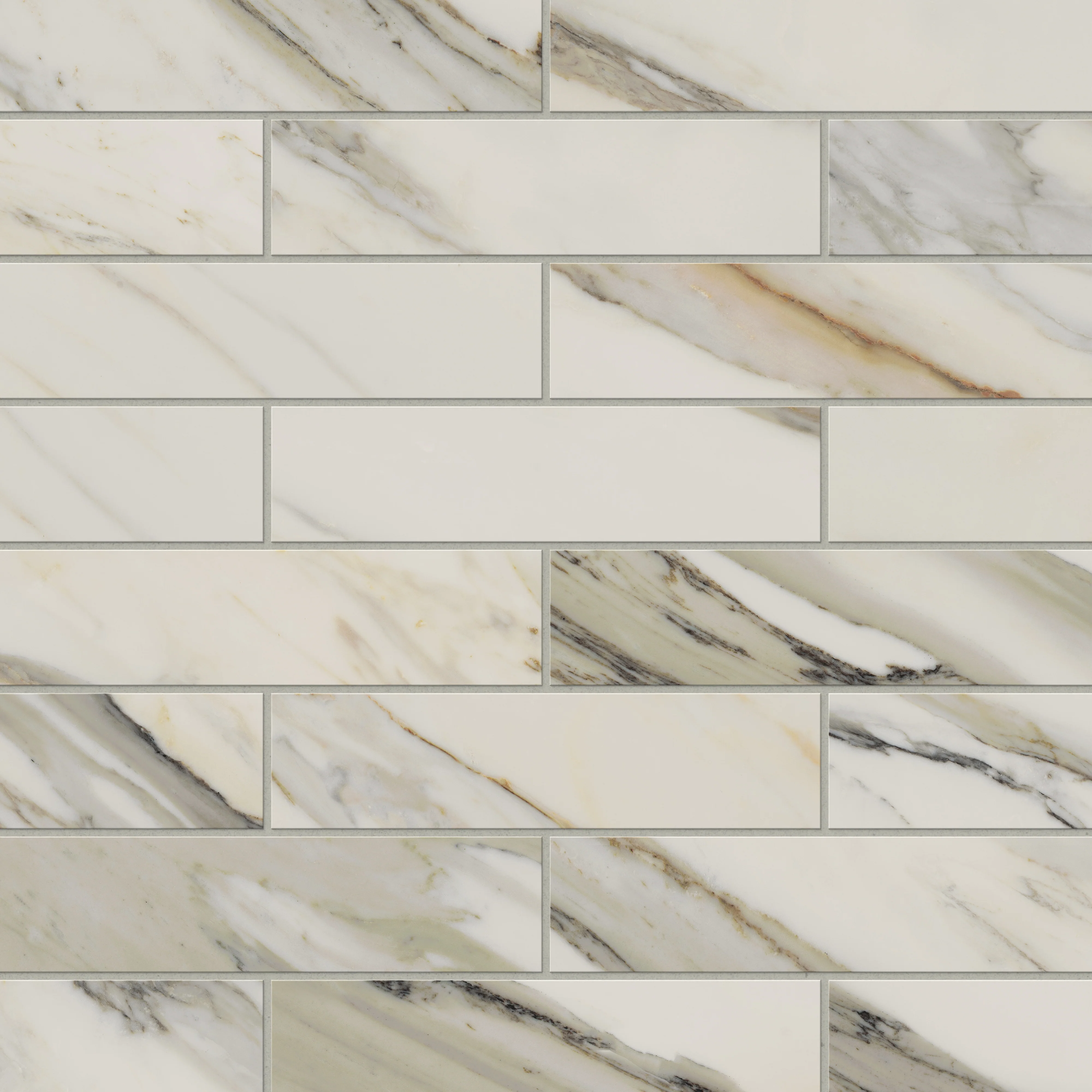 Aniston 3 x 12 Polished Porcelain Tile in Calacatta Cremo - Image 7