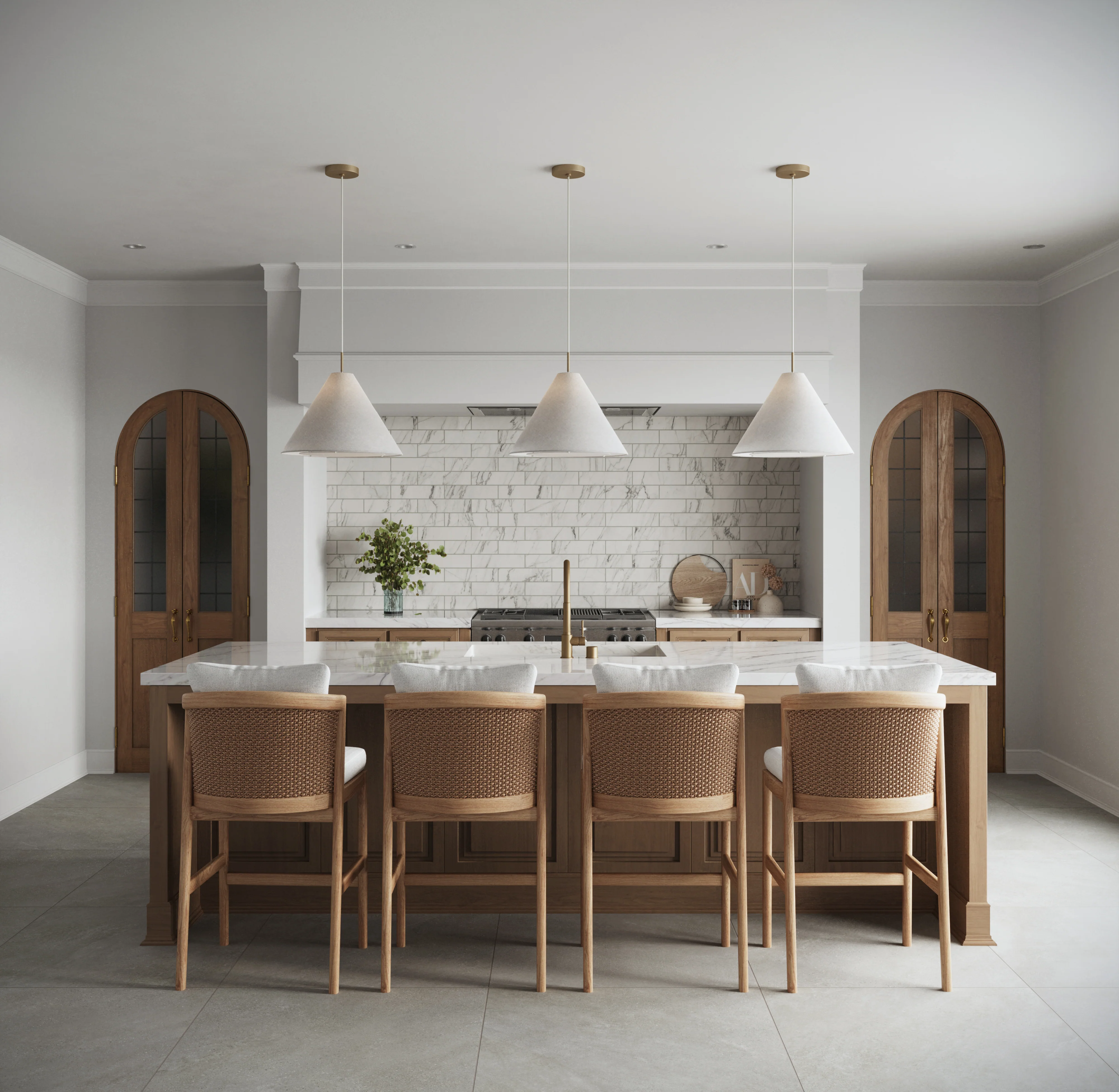 Aniston 3 x 12 Polished Porcelain Tile in Calacatta Quartzite - Image 18