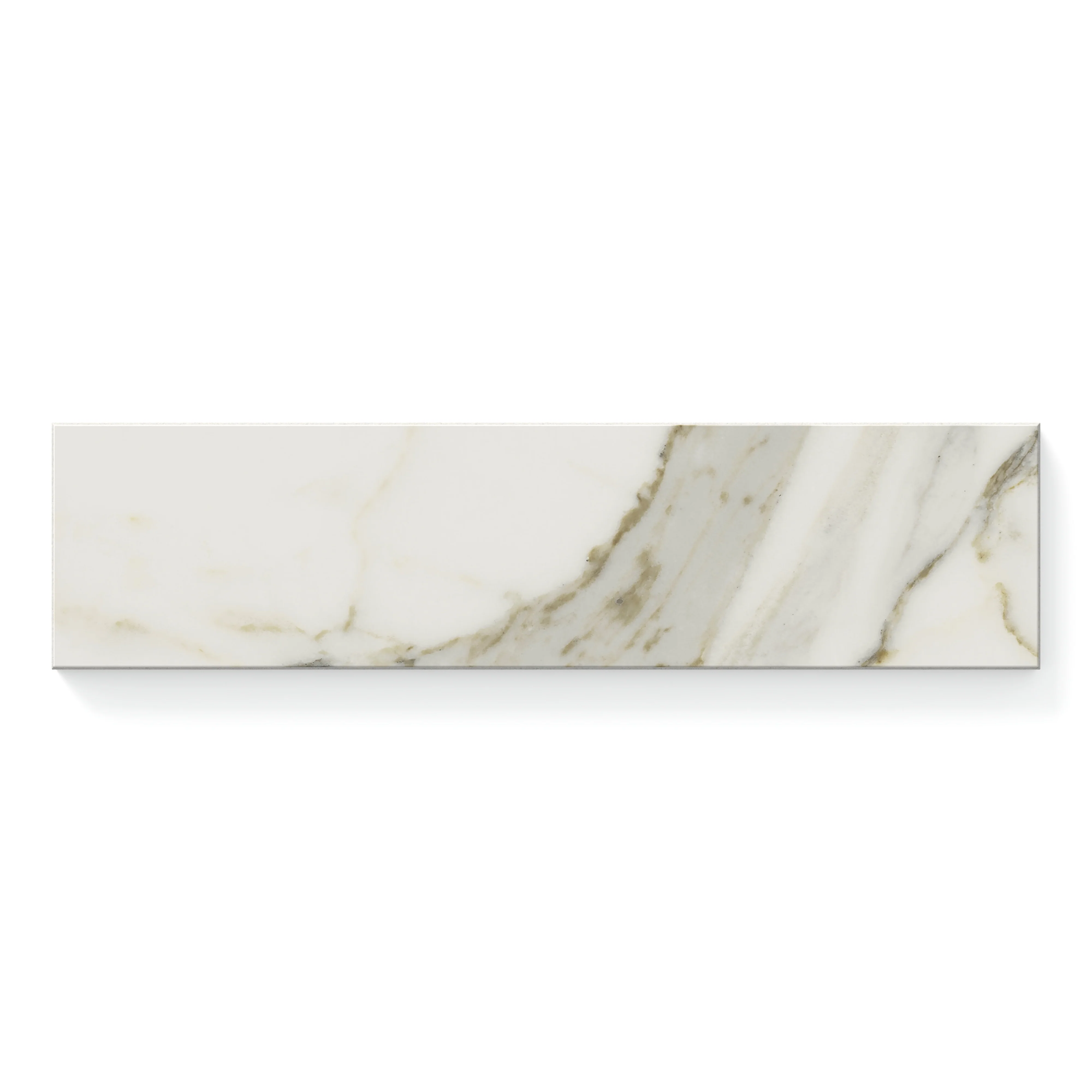Aniston 3 x 12 Polished Porcelain Tile in Calacatta Top - Image 3