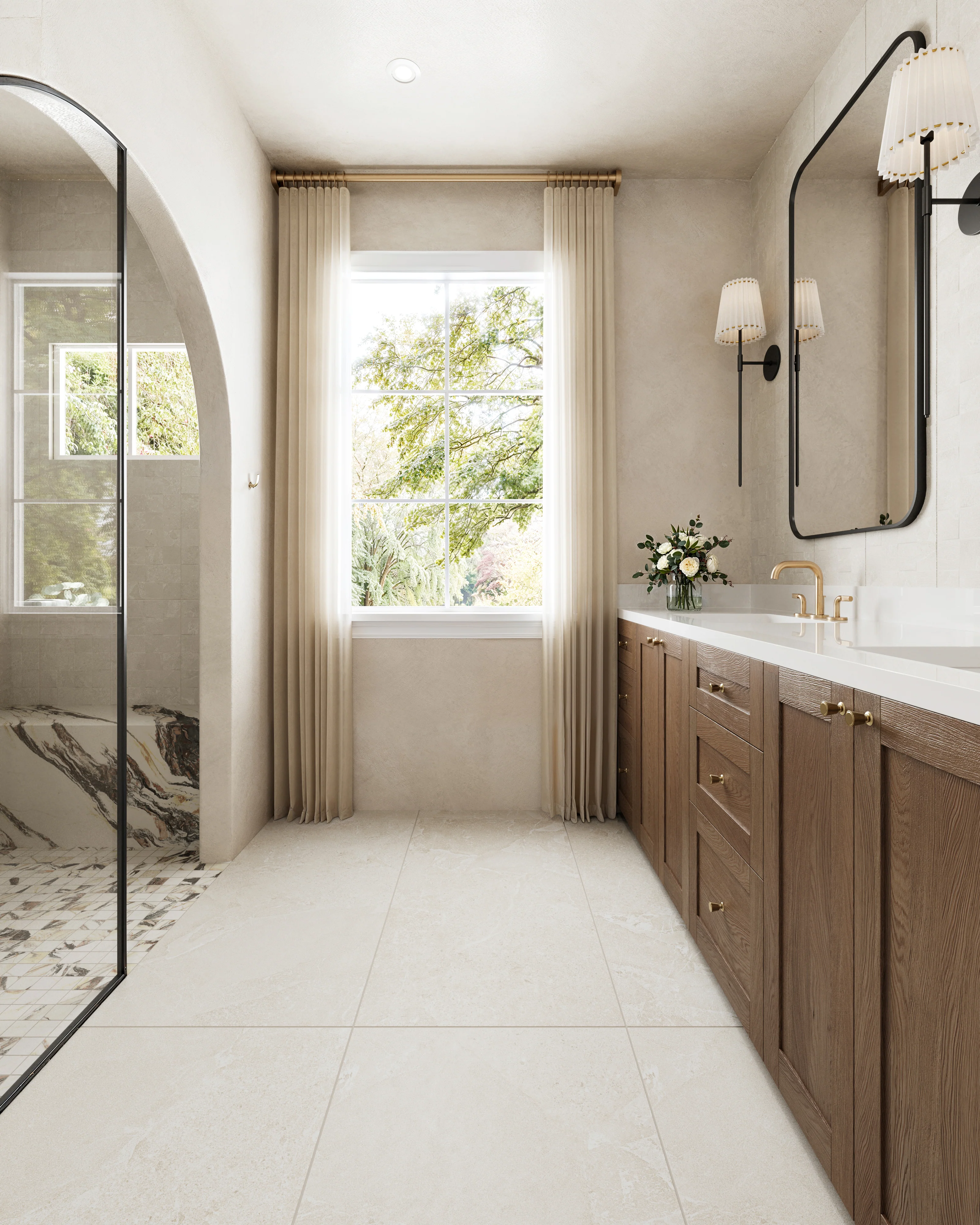 Annalise 12 x 36 Matte Ceramic Tile in Arena Deco - Image 8
