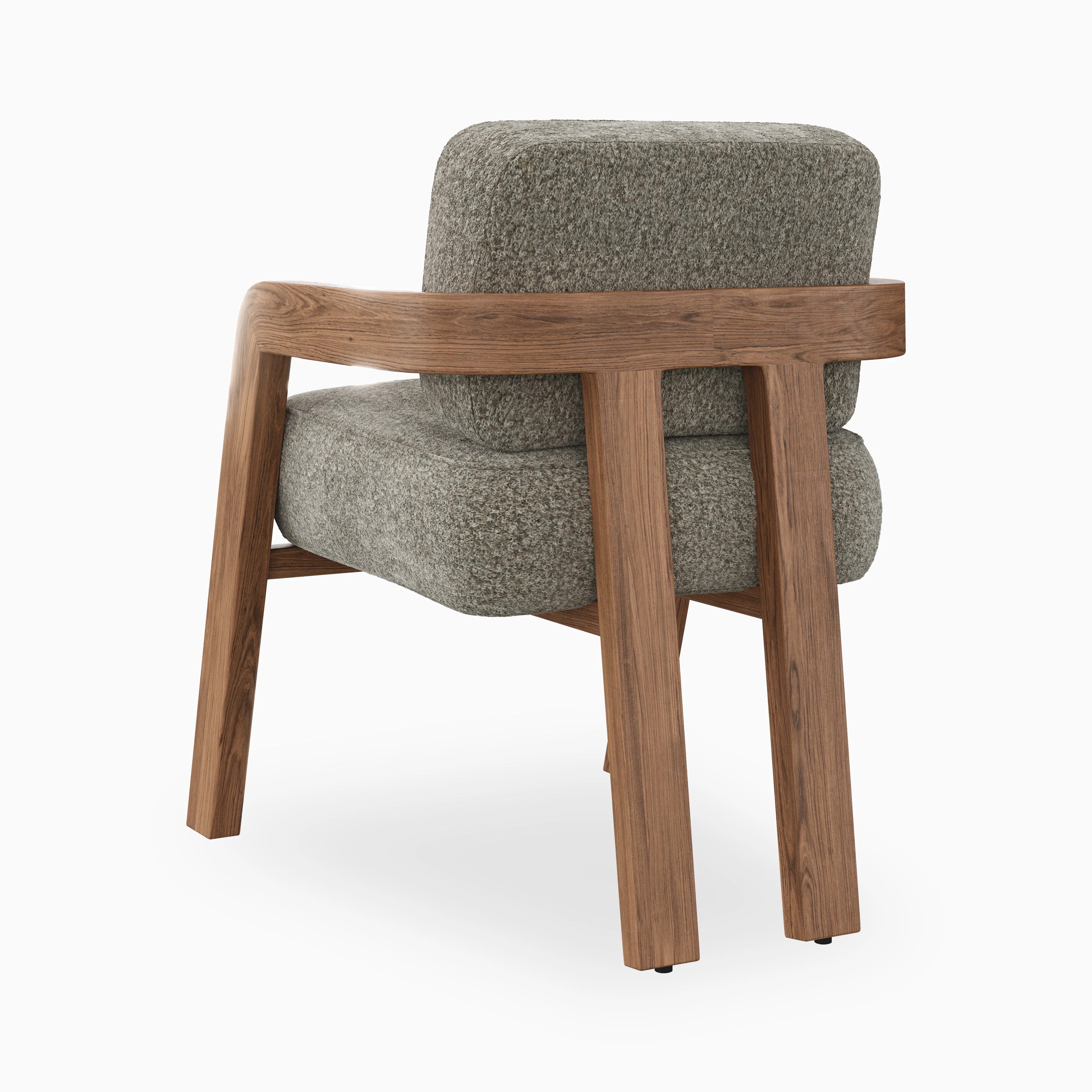 Armand Dining Chair in Matte/Mushroom - Image 4