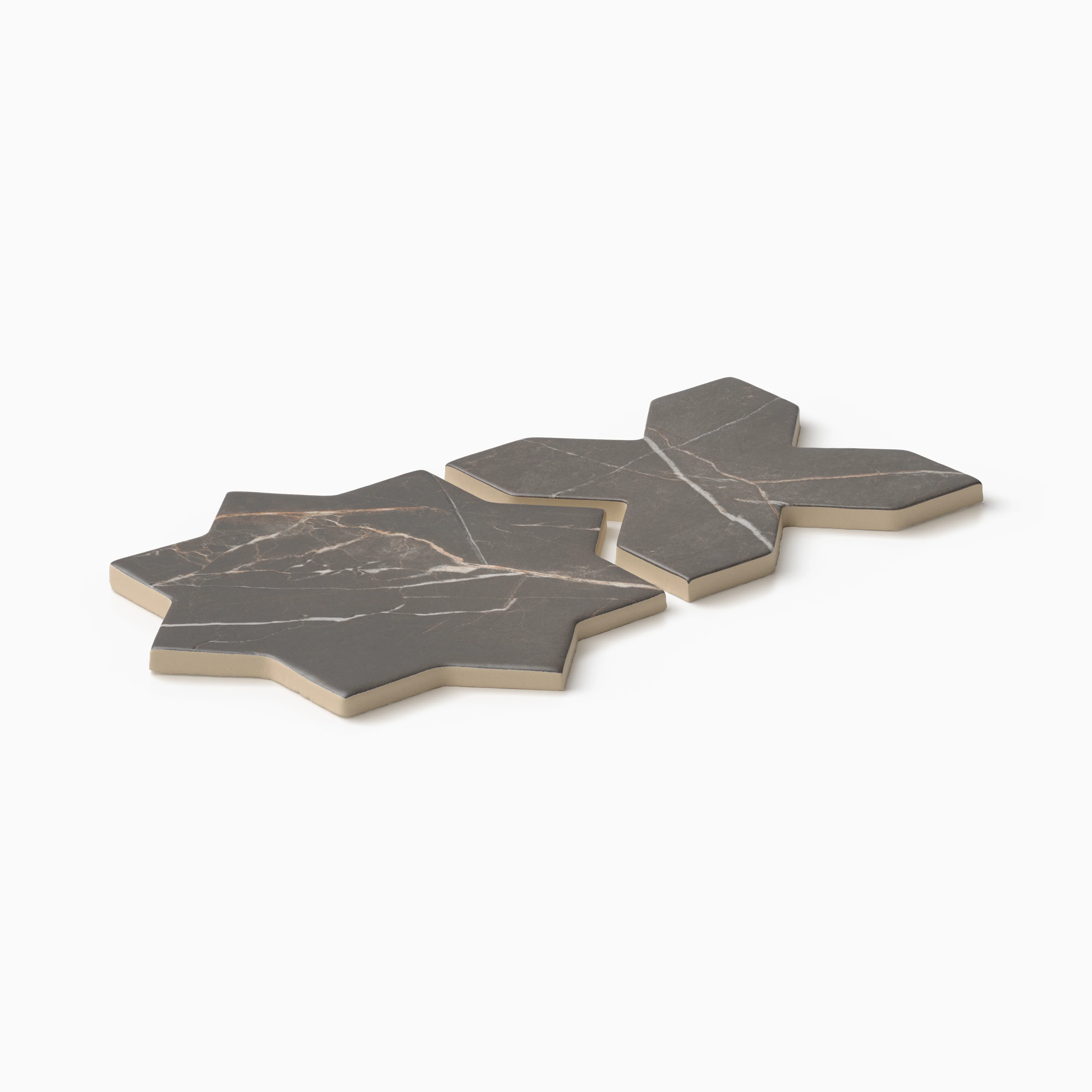 Aslan 6 x 12 Porcelain Tile Star in Imperial and Cross in Imperial - Image 3