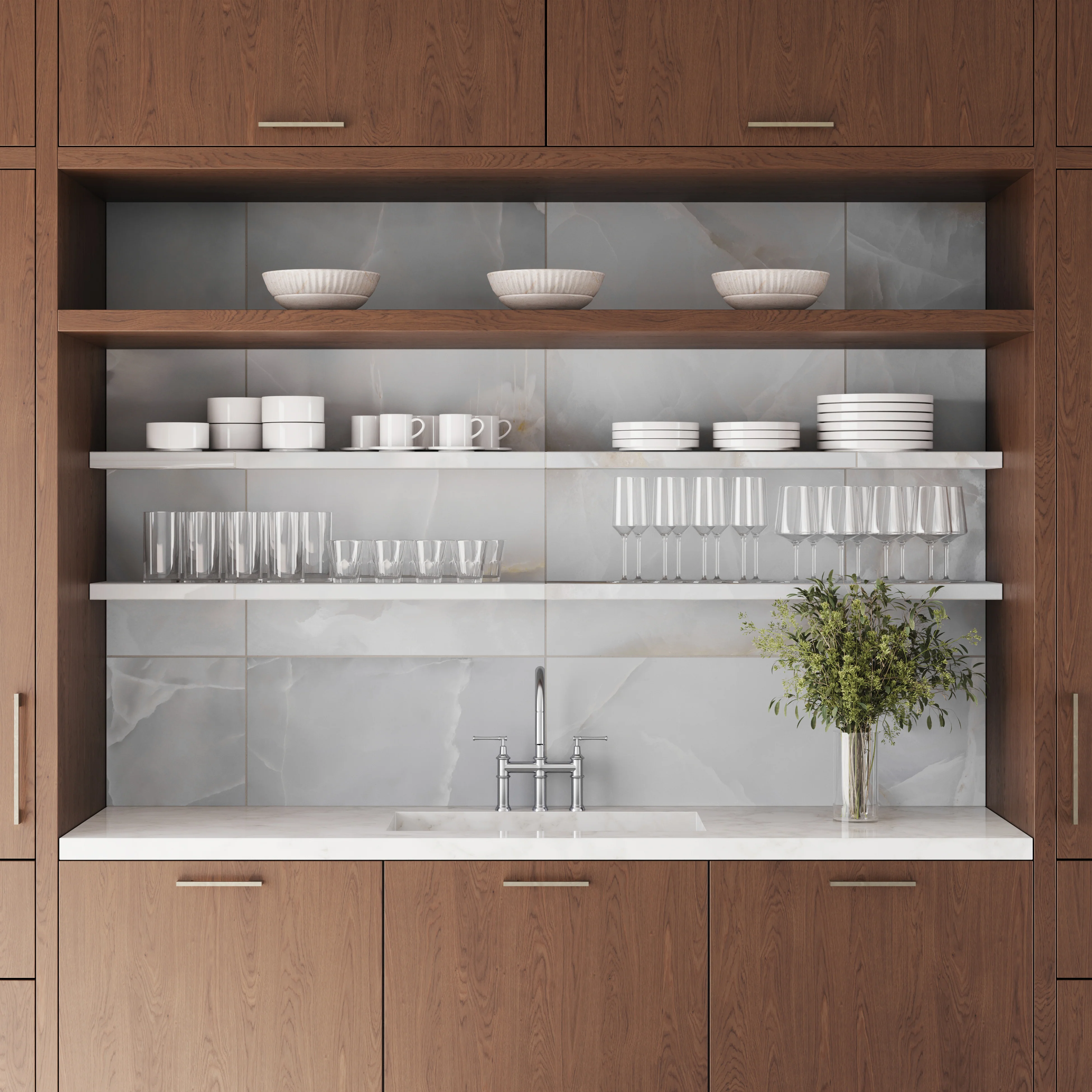 Astrid 12 x 24 Matte Porcelain Tile in Slate - Image 2