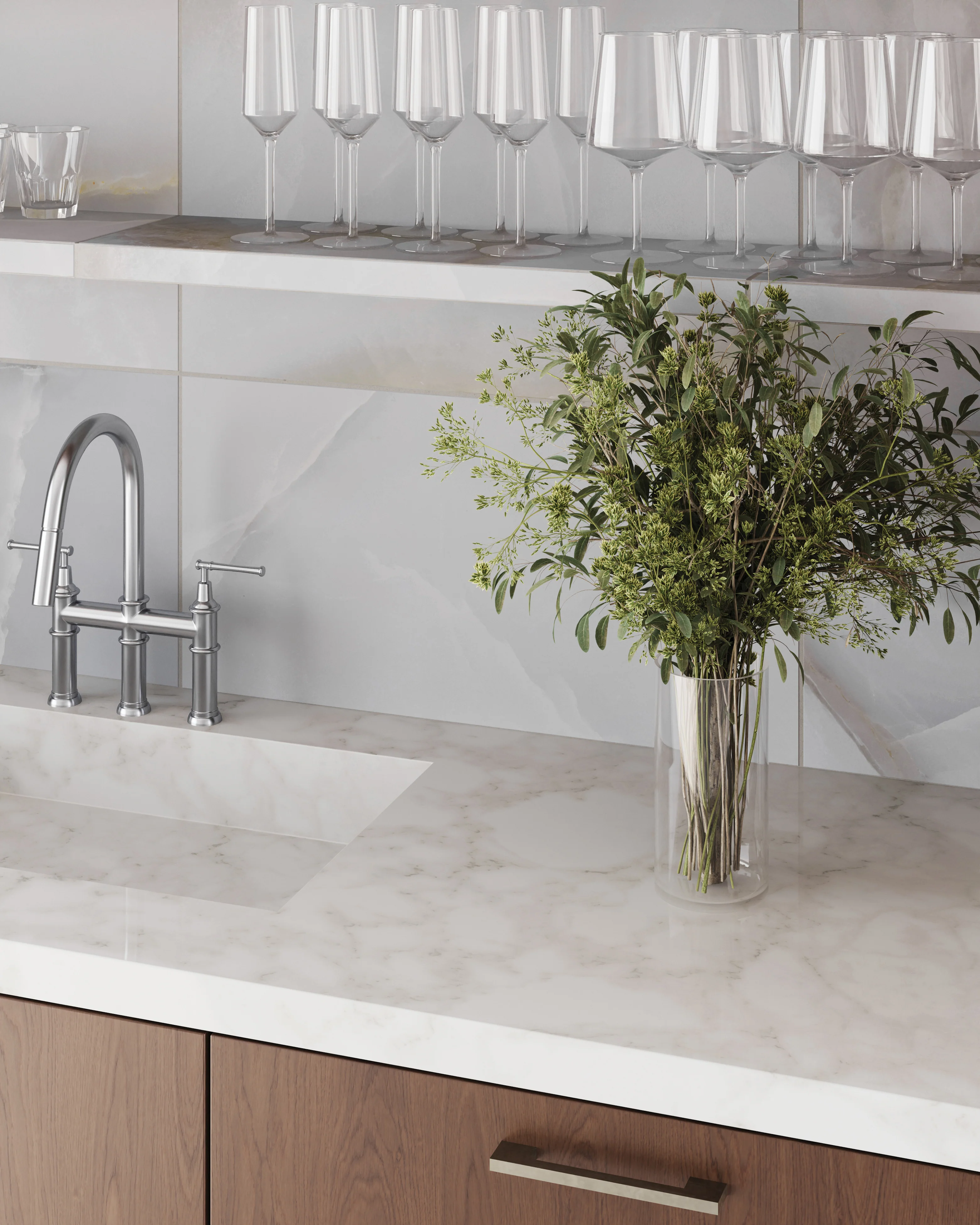 Astrid 12 x 24 Matte Porcelain Tile in Slate - Image 4
