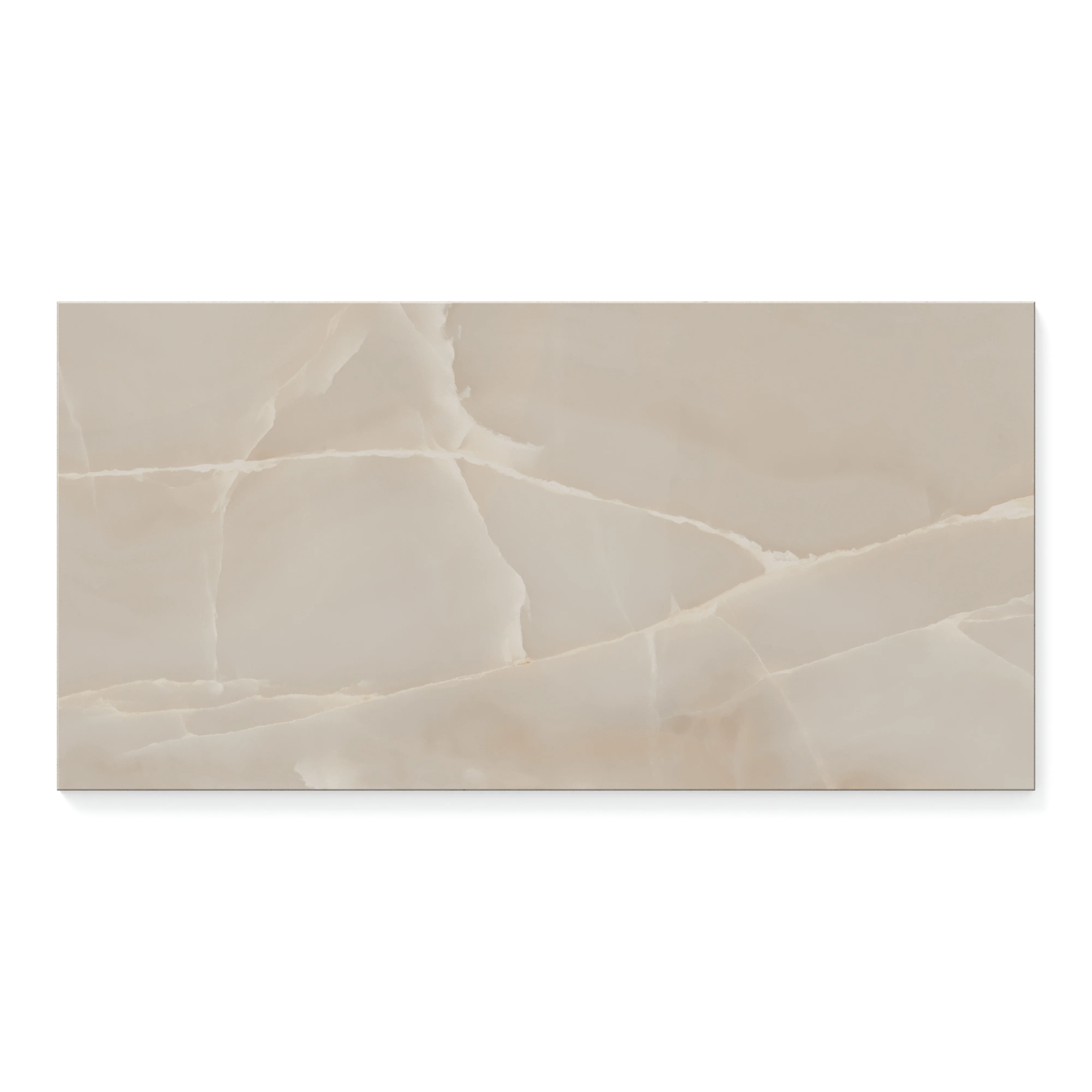 Astrid 12 x 24 Polished Porcelain Tile in Beige - Image 2