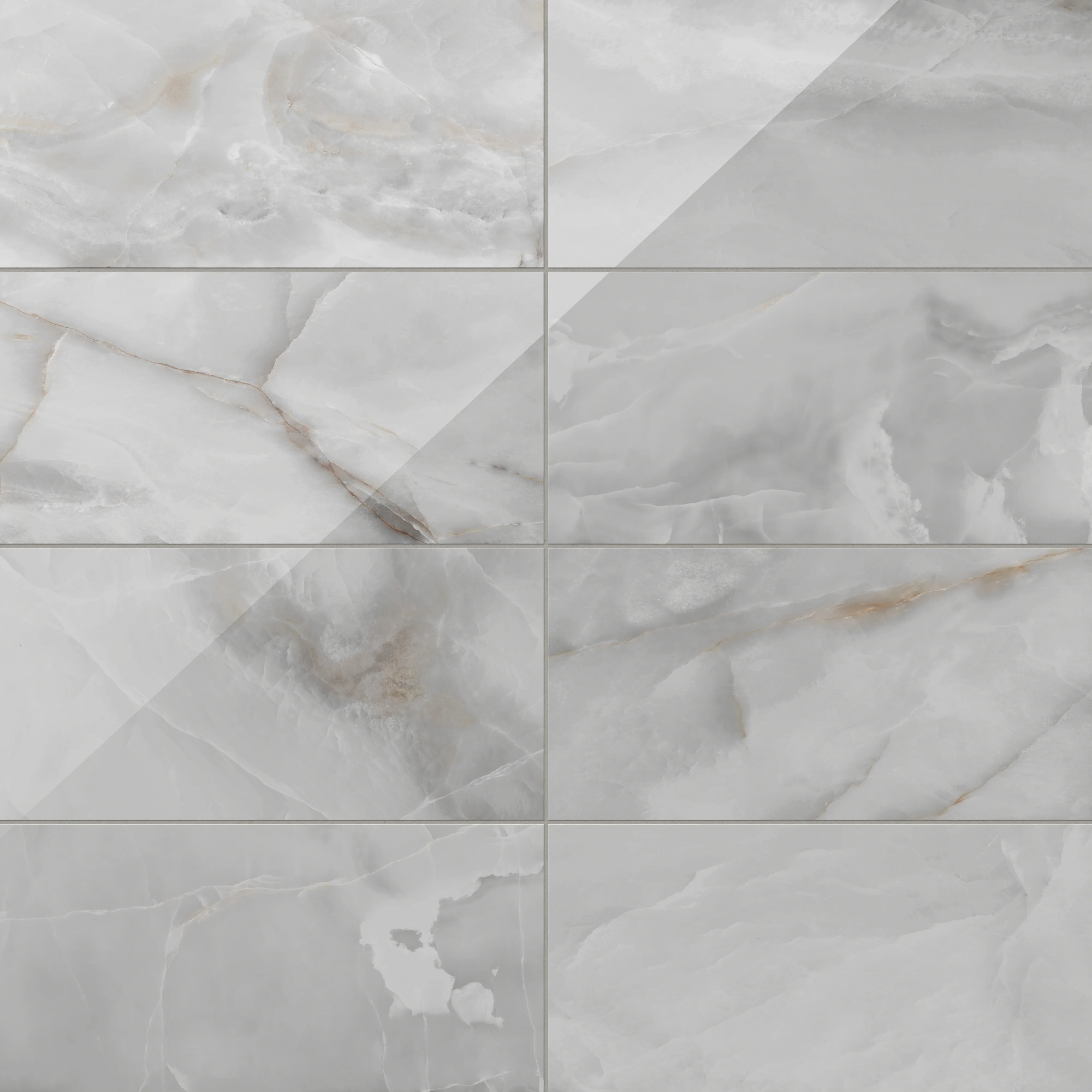 Astrid 12 x 24 Polished Porcelain Tile in Slate