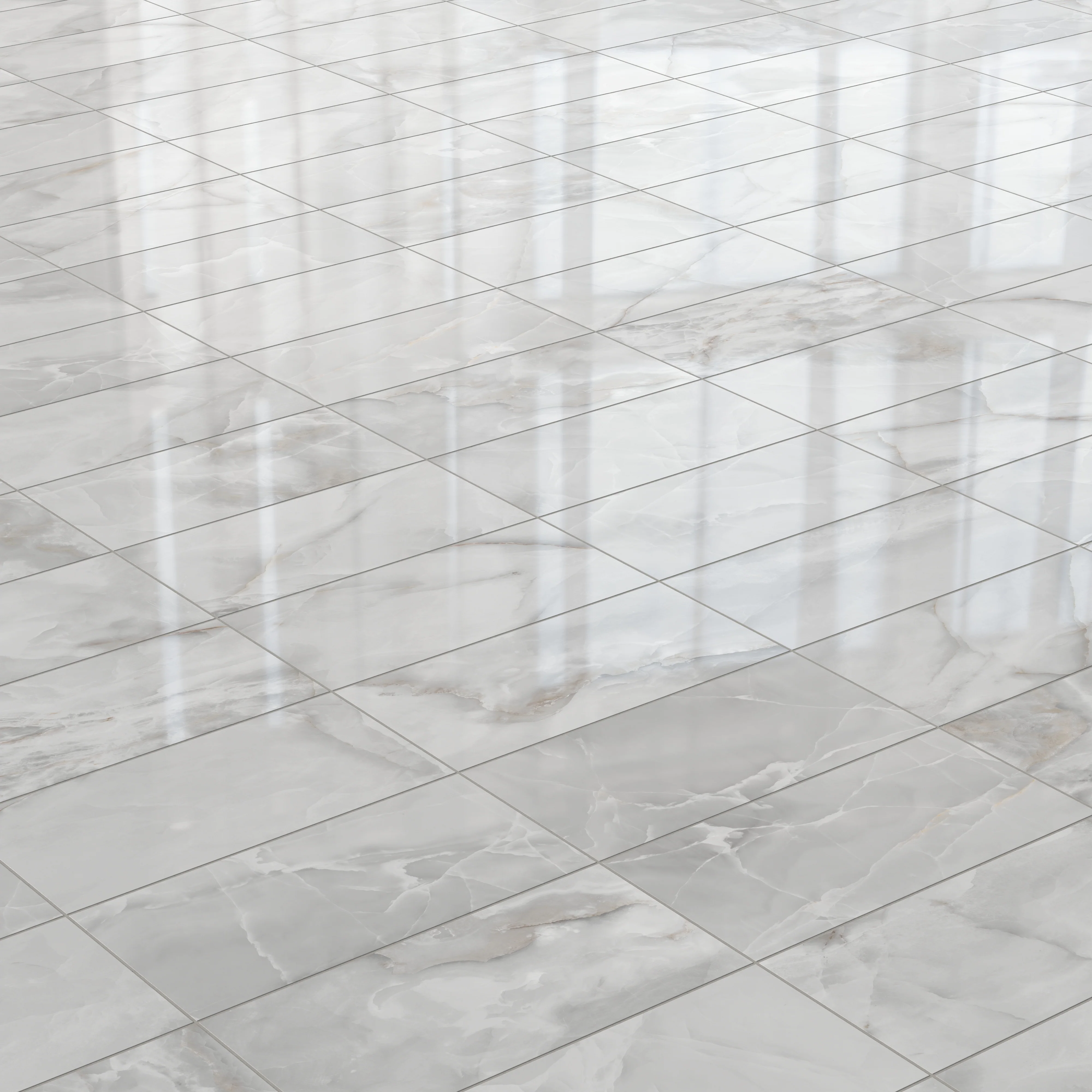 Astrid 12 x 24 Polished Porcelain Tile in Slate - Image 4