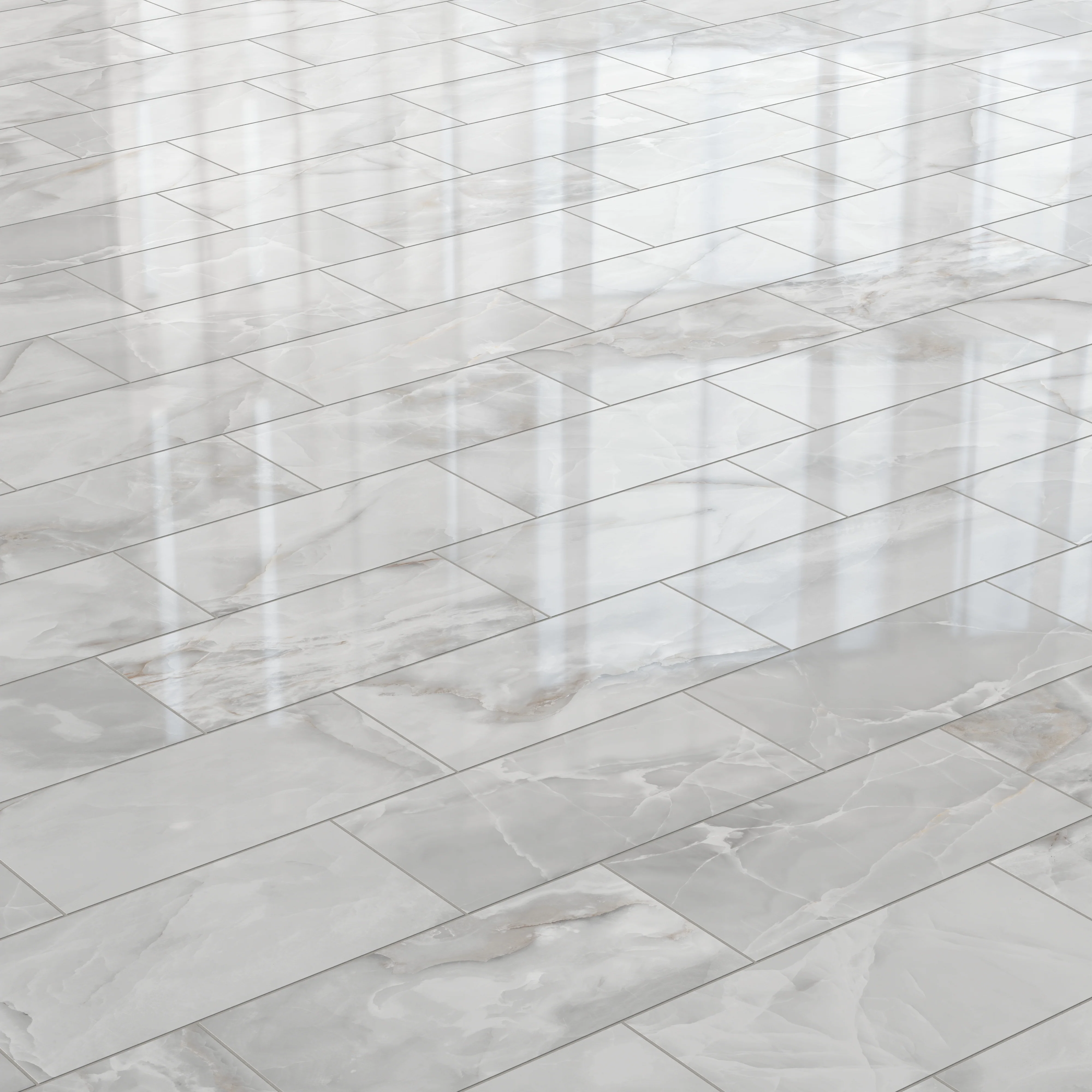 Astrid 12 x 24 Polished Porcelain Tile in Slate - Image 6