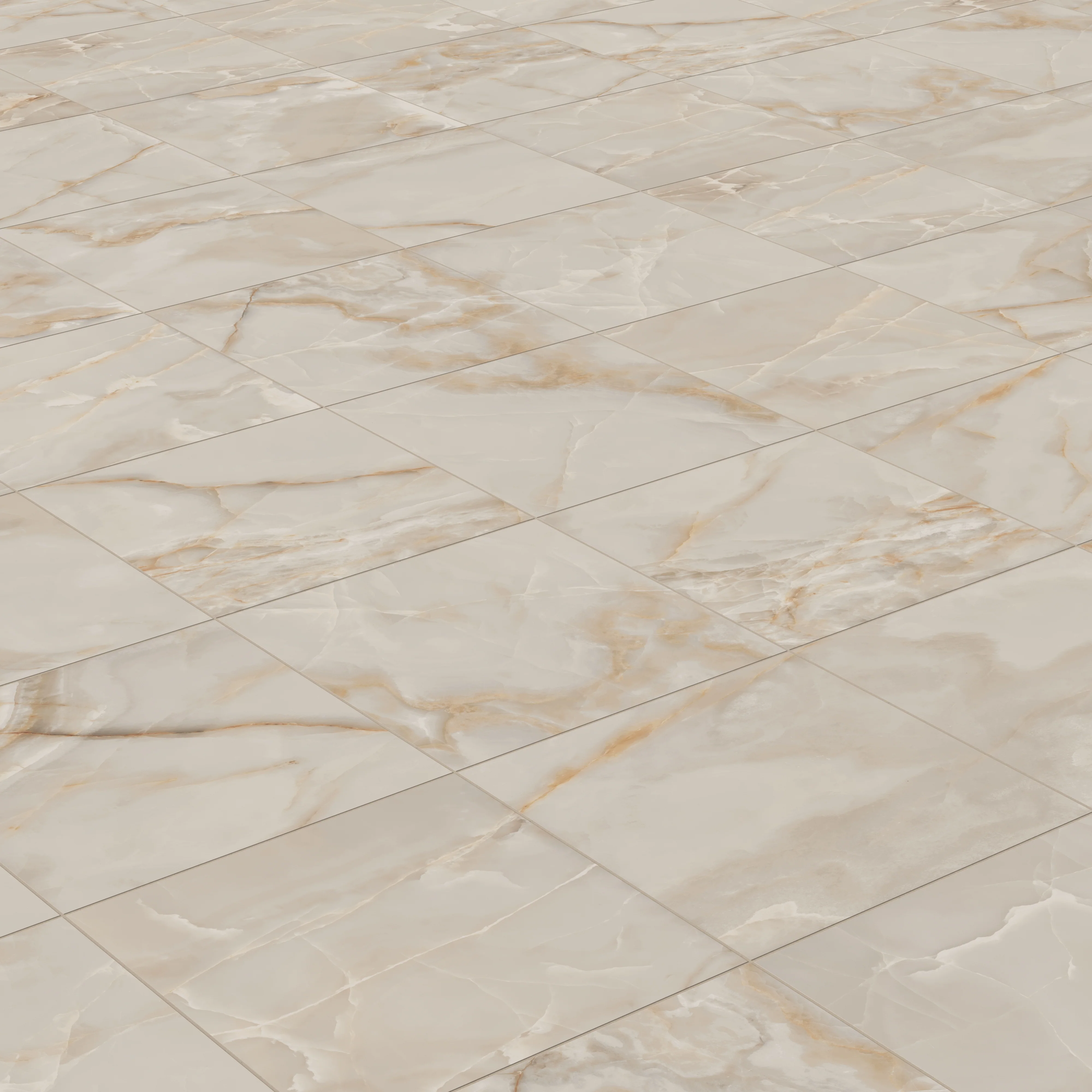 Astrid 24 x 24 Matte Porcelain Tile in Beige - Image 4