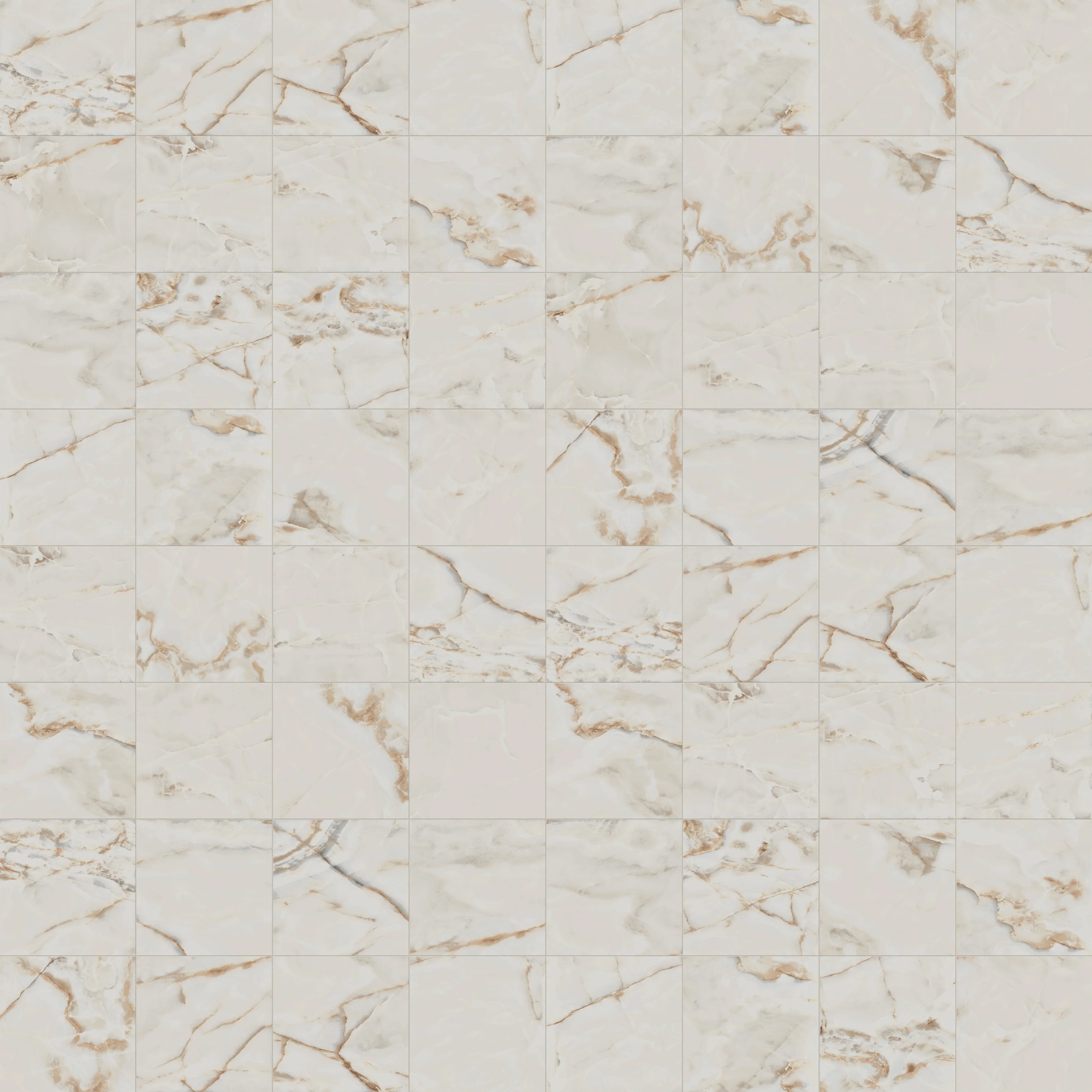 Astrid 24 x 24 Polished Porcelain Tile in Alabaster - Image 6